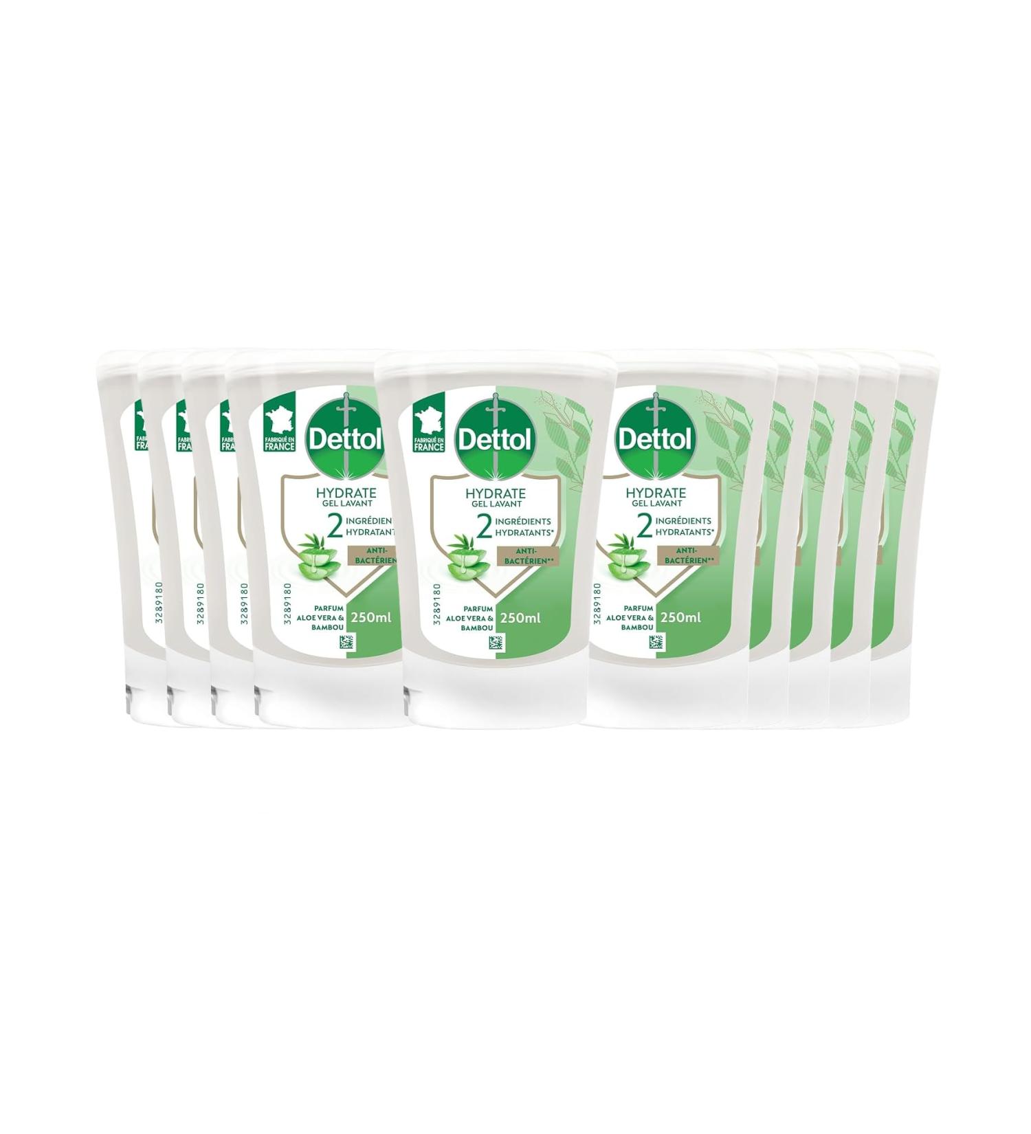 Dettol - 250ml Refills No Touch Soap Refill Aloe Vera & Bamboo (Pack of 10) - Buy Online on GoSupps.com