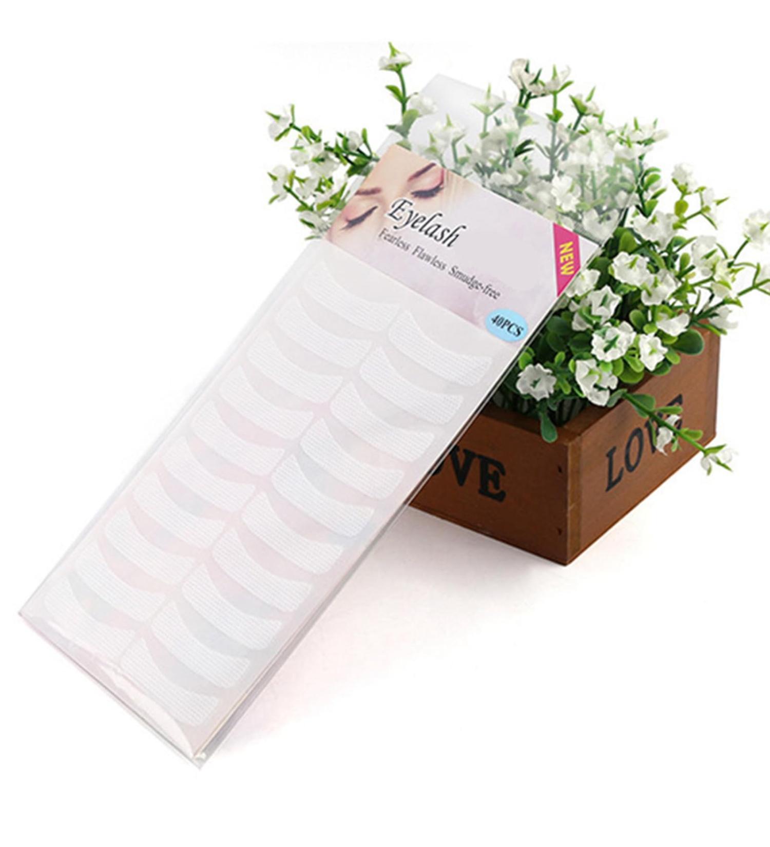BRRNOO Lot de 40 Patchs de Gel pour Extensions de Cils pour un Usage Professionnel claircissant la Peau Sous les Yeux - Buy Online on GoSupps.com