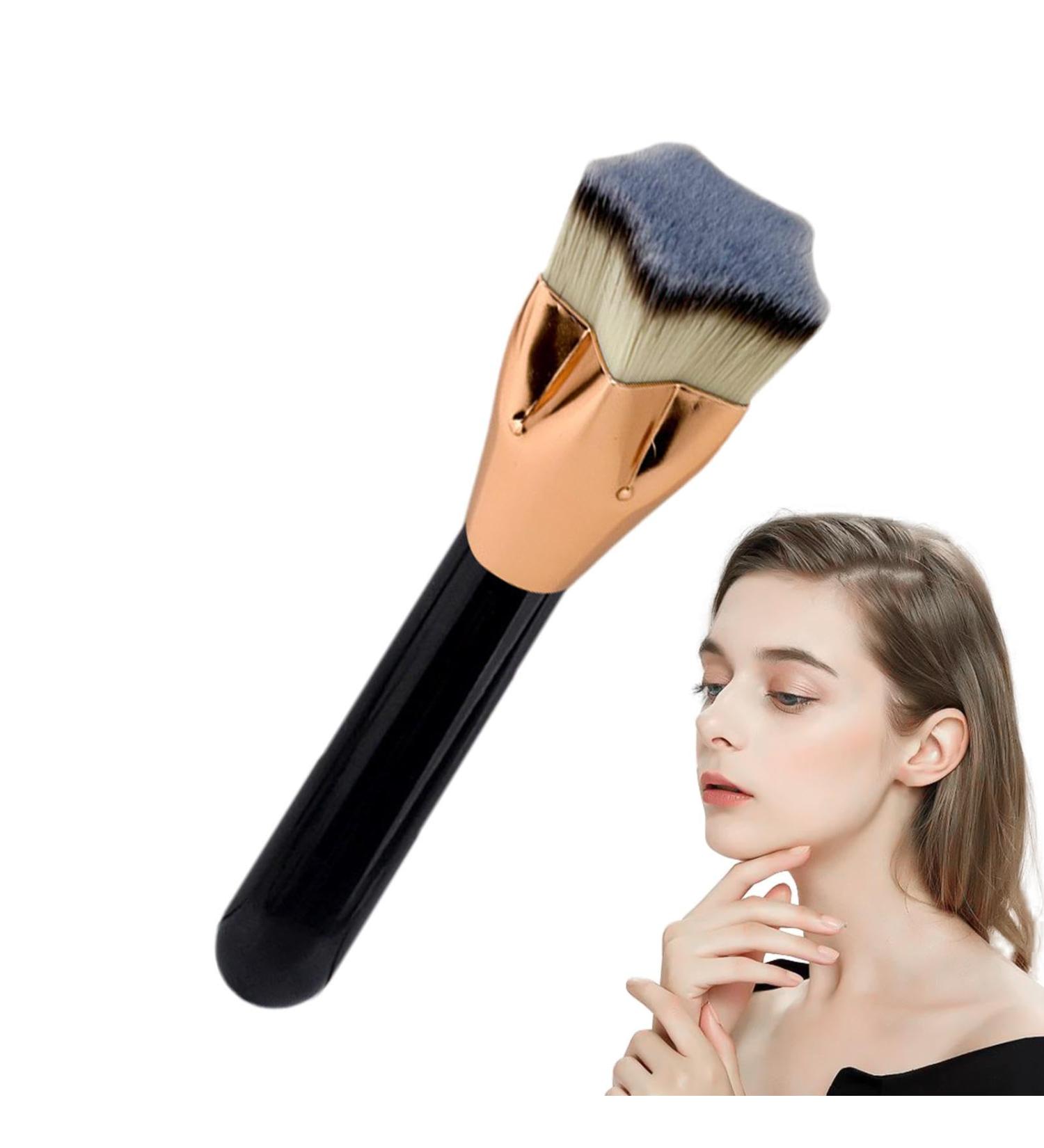 Generisch Foundation Brush Face Foundation Brush | Soft Contour Foundation Makeup Brush with Flat Top - Makeup Brush for Polishing and Blending with Ergonomic Handle for Dates - Buy Online on GoSupps.com