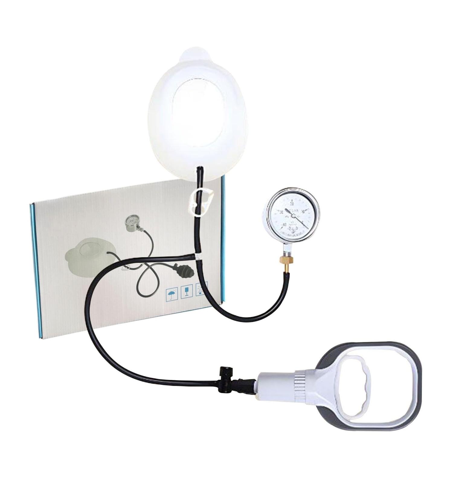 Vacuum Bell Pectus Excavatum - Pectus Excavatum Orthosis Brace Physical Correction Pigeon Chest Support with Pressure Gauge Enhanced Air Pump(Small) - Buy Online on GoSupps.com