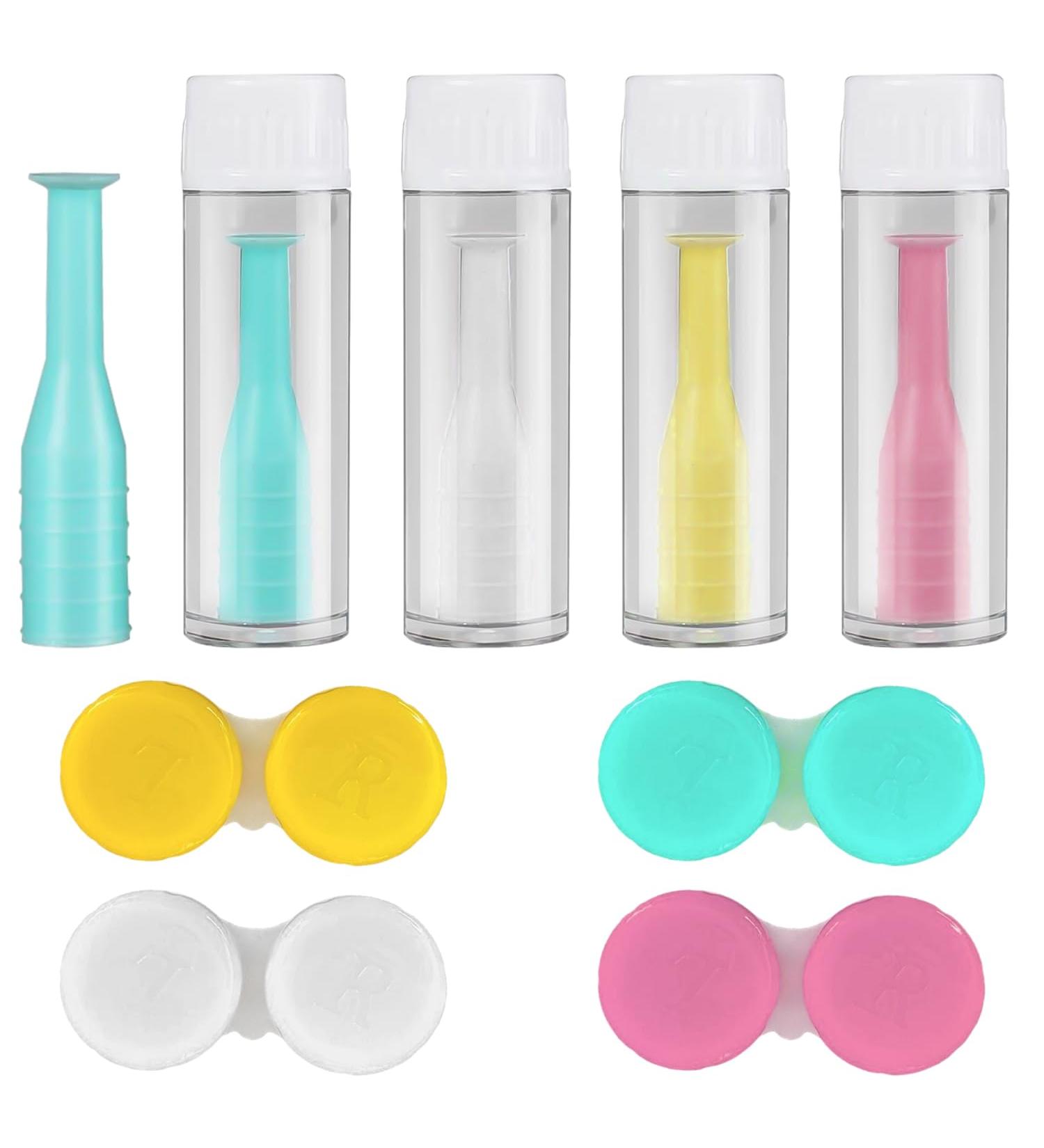 JTMKYO 4 Contact Lens Insertion Aids & Cases | Best Contact Lens Accessories & Removal Tools - Buy Online on GoSupps.com