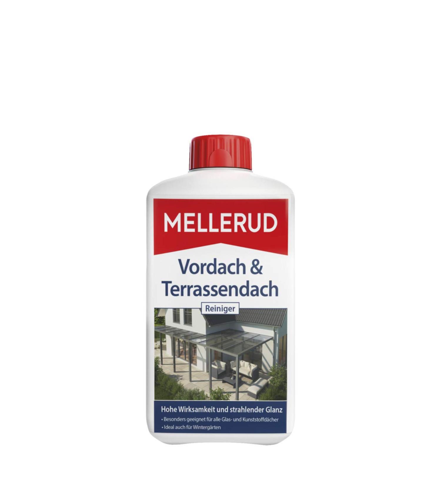 Mellerud Canopy & Terrace Roof Cleaner Concentrate | 1L | High Effectiveness & Radiant Shine for Glass & Plastic Roofs - International Shipping Available - Buy Online on GoSupps.com