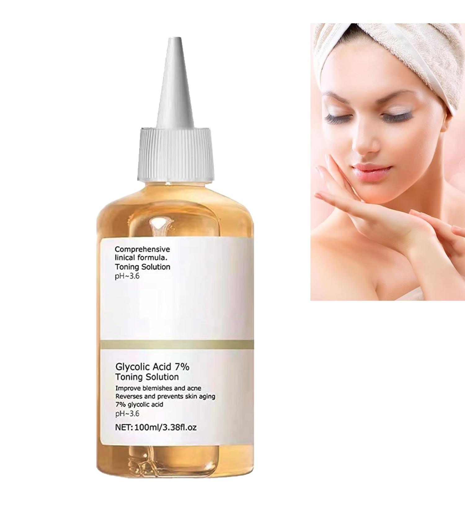 KOAHDE Glycolic Sour 7% Toner Glycolic Acid 7% Toning Resurfacing Solution Glycolic Acid Toning Resurfacing Solution Moisturize & Strengthen Skin Glycolic Acid 7% Toning Solution Improve Skin Quality - Buy Online on GoSupps.com