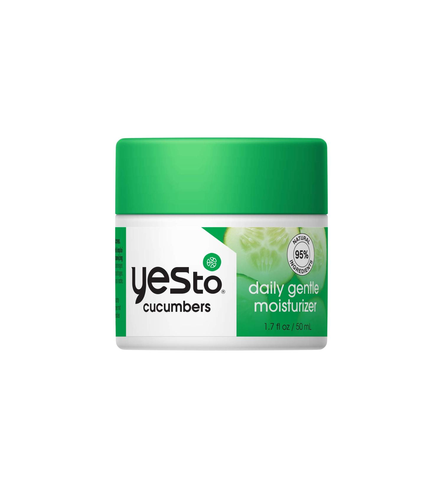 Yes To Daily Calming Moisturizer, Cucumber - 1.7 fl oz (Pack of 1) | For Sensitive Skin - Buy Online on GoSupps.com