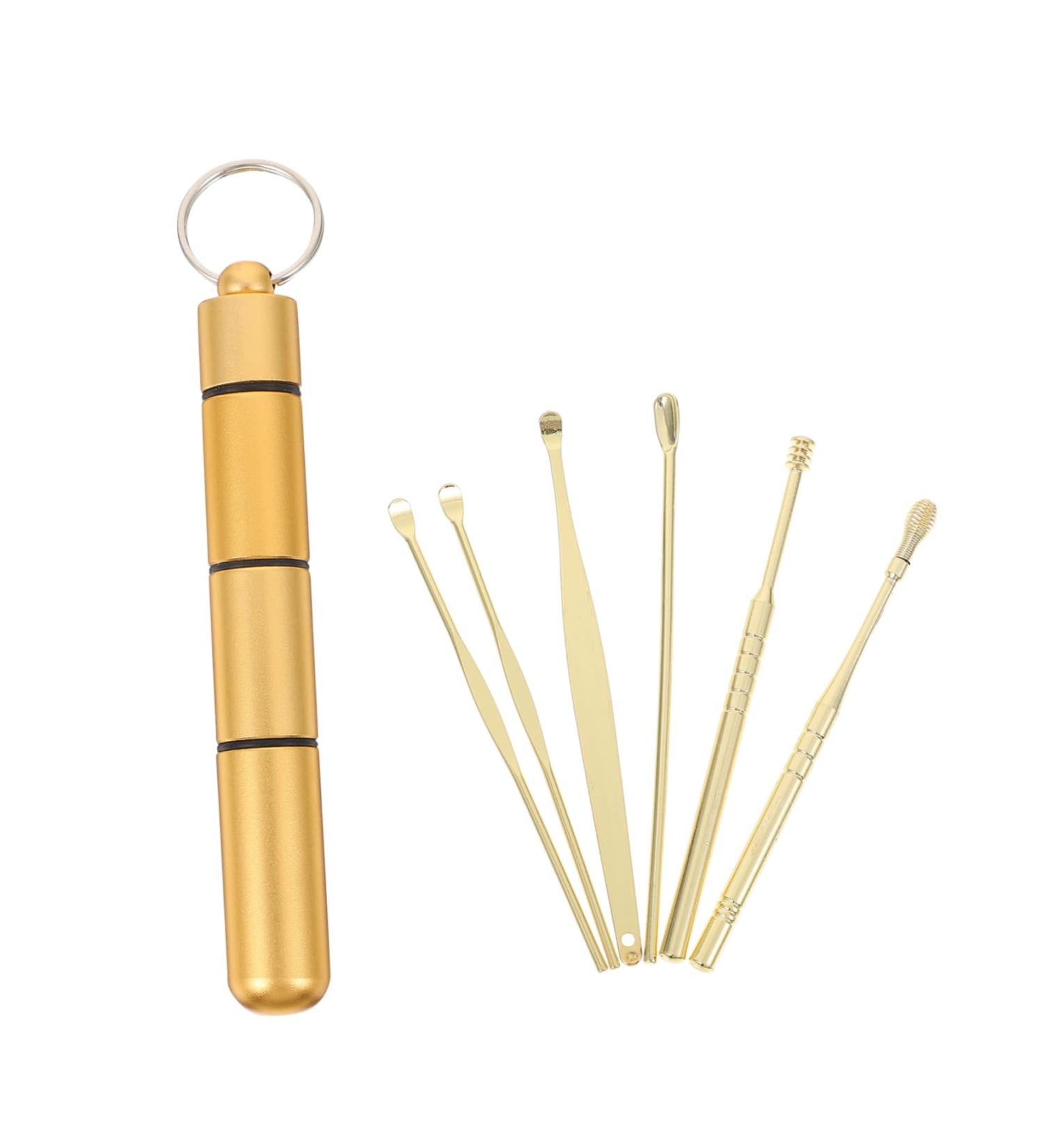 PartyKindom 1set Ear Set for Earwax Removal Comfortable Cleaning Tools Kit Portable Ear Cleaning Supplies - Buy Online on GoSupps.com