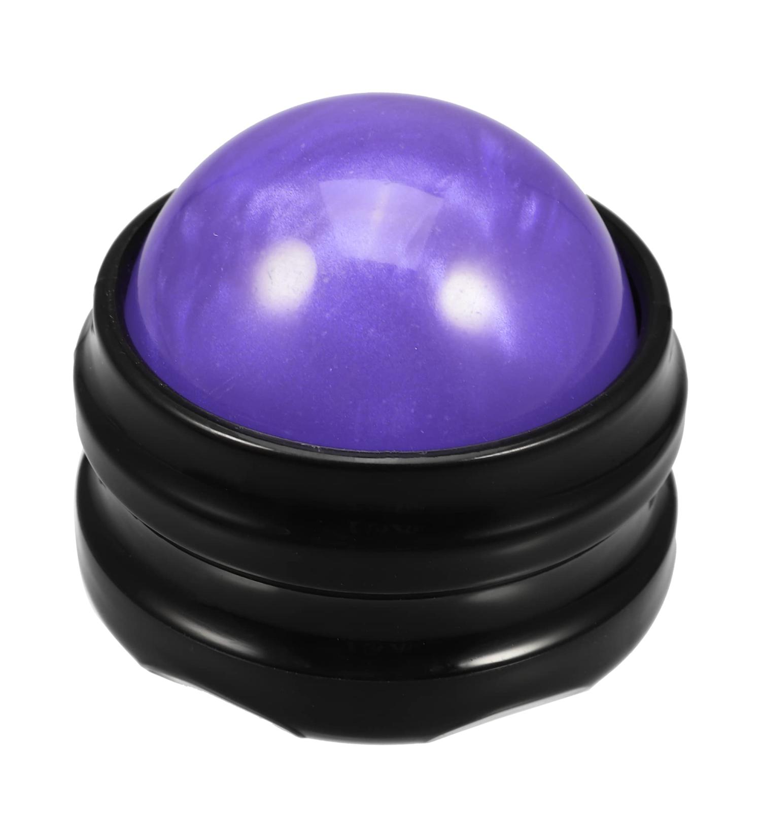 VOCOSTE Massage Rollerball - Stress Relief Tool in Black & Purple | Shop Internationally - Buy Online on GoSupps.com