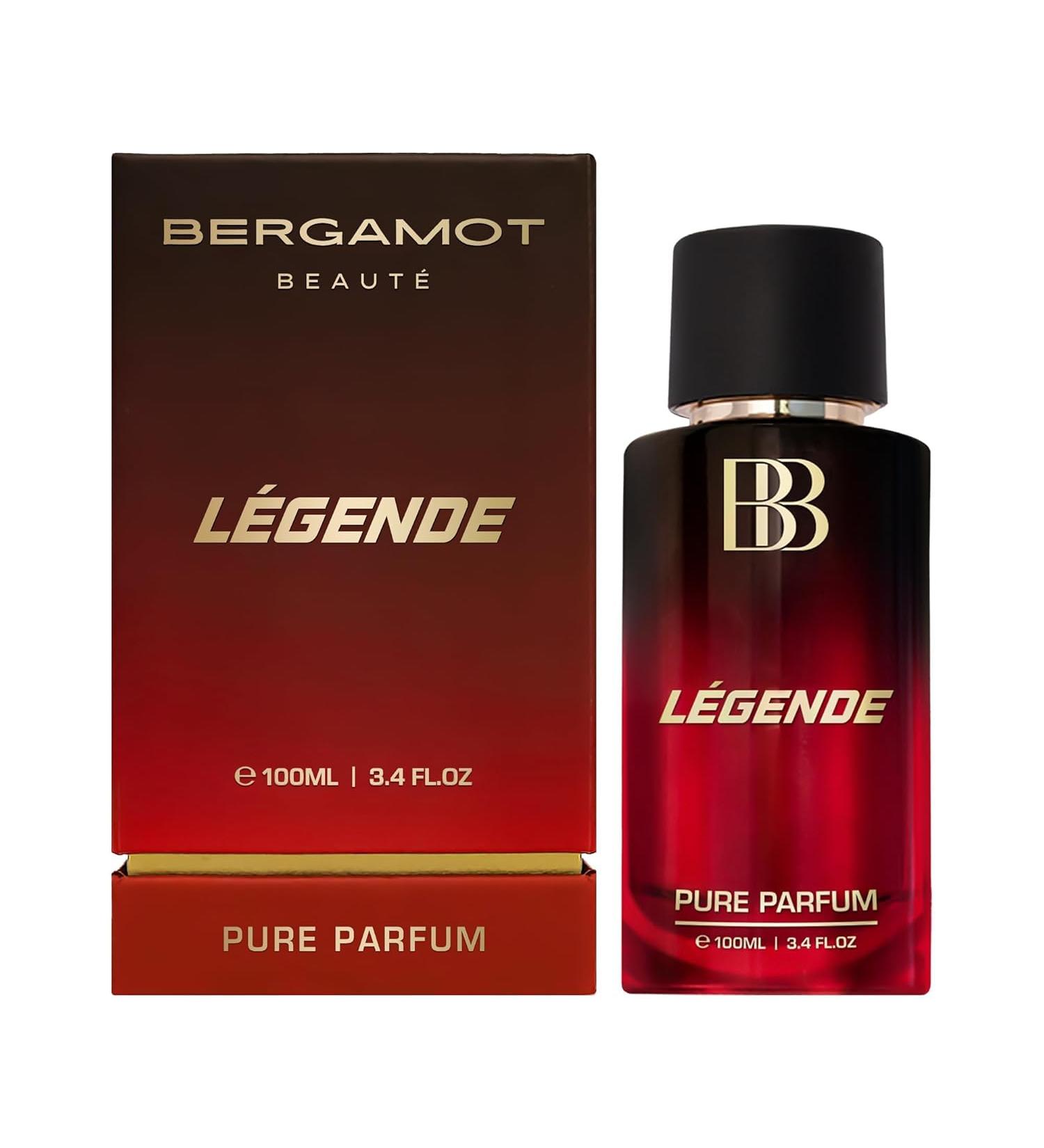 Ber'gamot LEGE'NDE Pure Parfum For Men | Bergamot Woody & OUD | 12+ Hrs Long Lasting Perfume for Men | 100ML (3.38 Fl Oz) - Buy Online on GoSupps.com