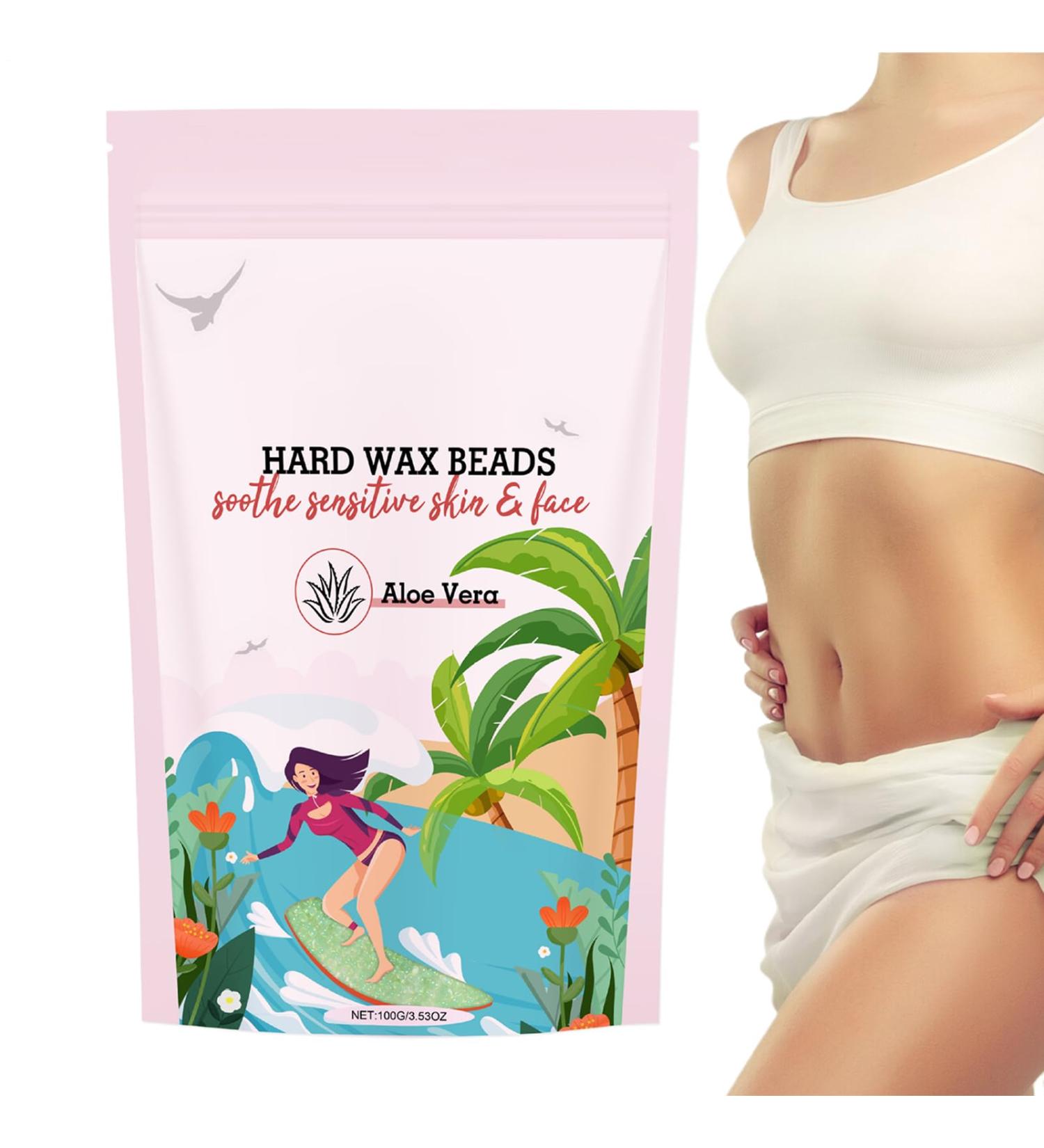 Wax beads waxing beads 100 g organic beans skin care for legs women men chest back intimate area face eyebrows - Buy Online on GoSupps.com