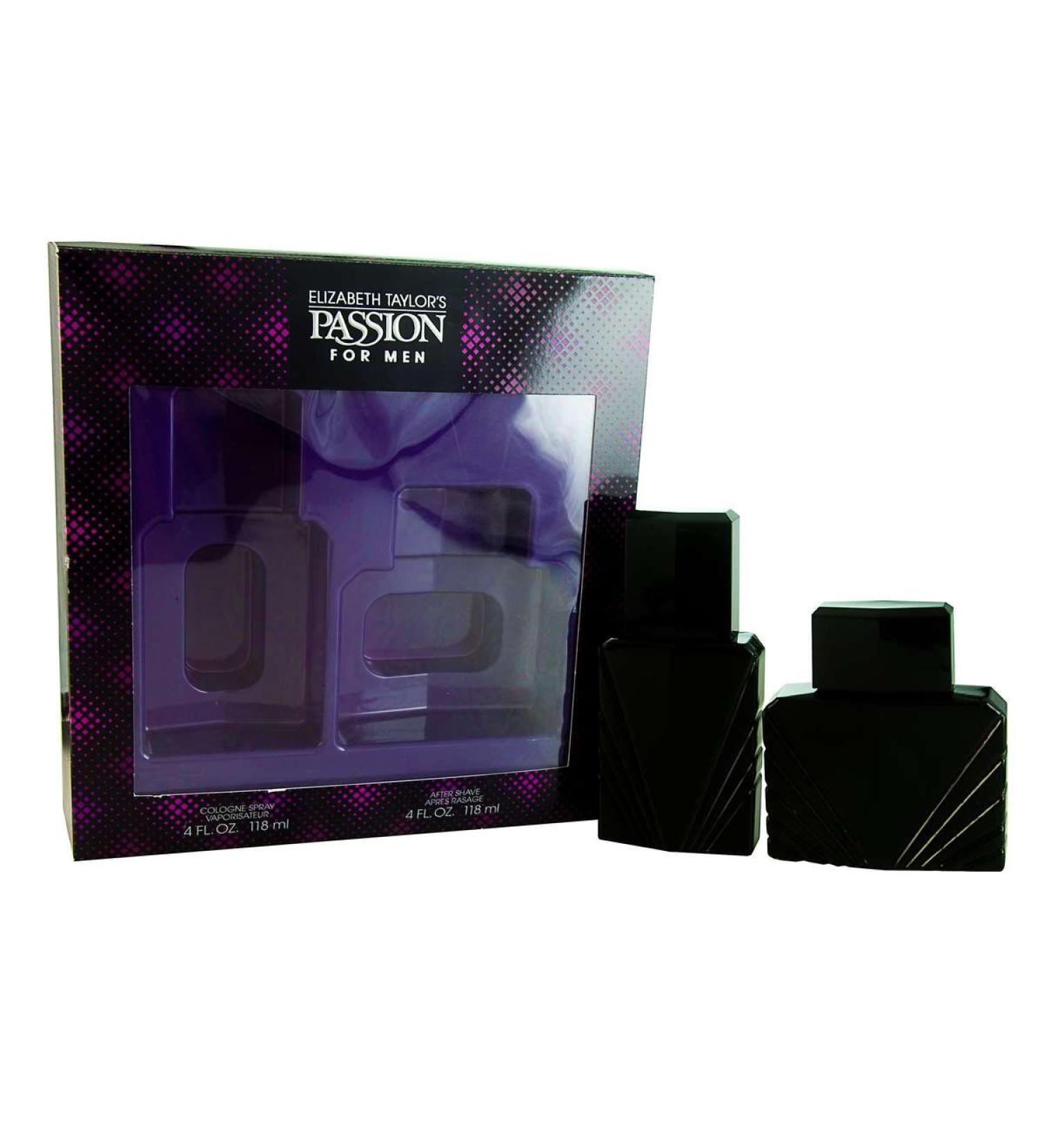 Passion By Elizabeth Taylor For Men. Set-cologne Spray 4 Ounces & Aftershave 4 Ounces
