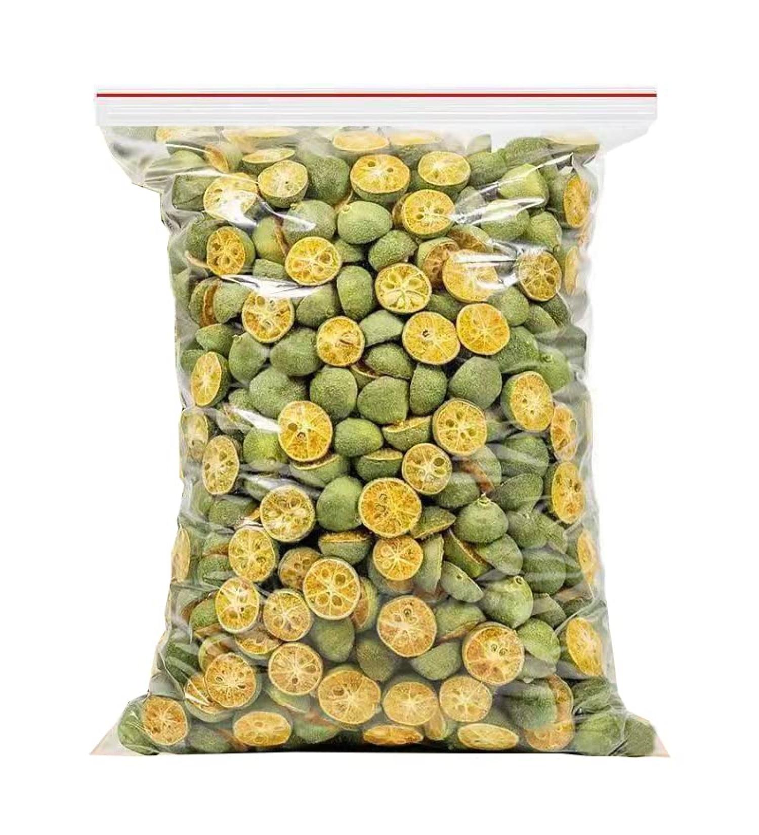 Dried green kumquat 3.52 oz -Small green dried orange-It tastes sour and refreshing-Fruit tea 100g - Buy Online on GoSupps.com