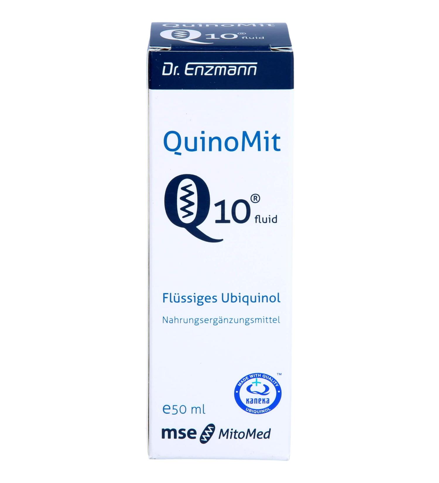 Quinomit Q10 Fluid Drops 50ml - Premium Anti-Aging Supplement for Healthy Skin & Energy - International Shipping Available - Buy Online on GoSupps.com