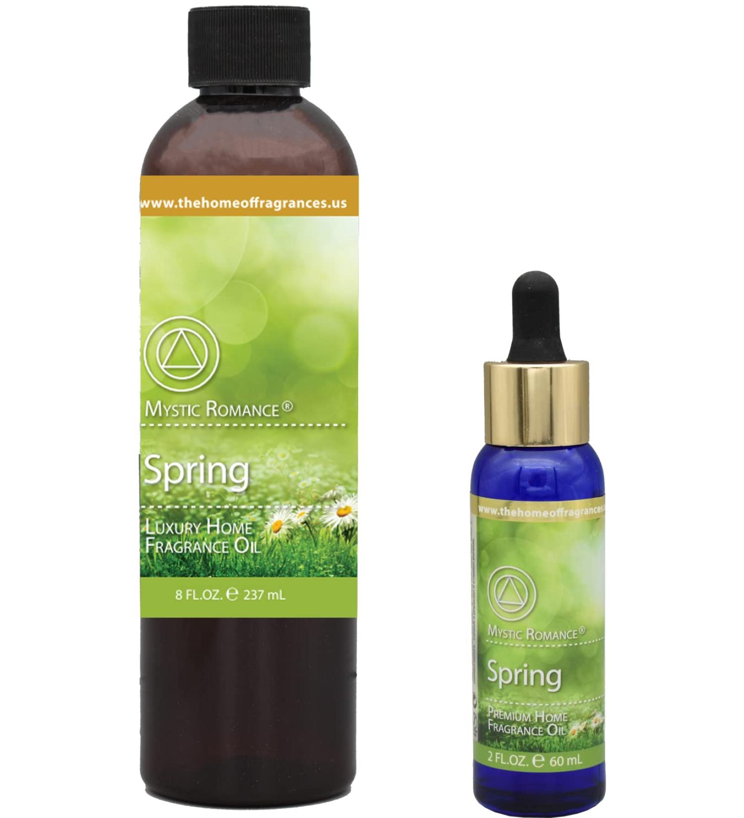 The Home of Fragrances - Set of 2 Bottles of Fragrance Oils - 2oz & 8oz (Spring)