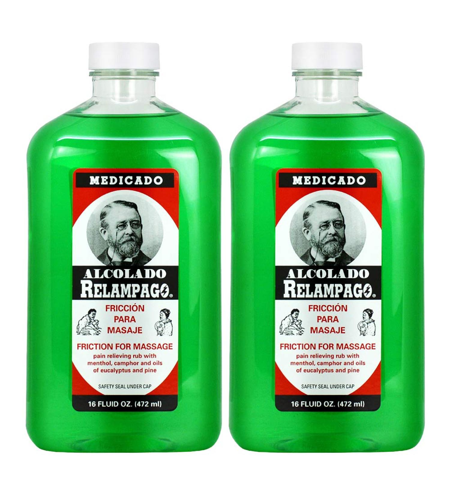 Medicado Alcolado Relampago 16oz (Pack of 2)
