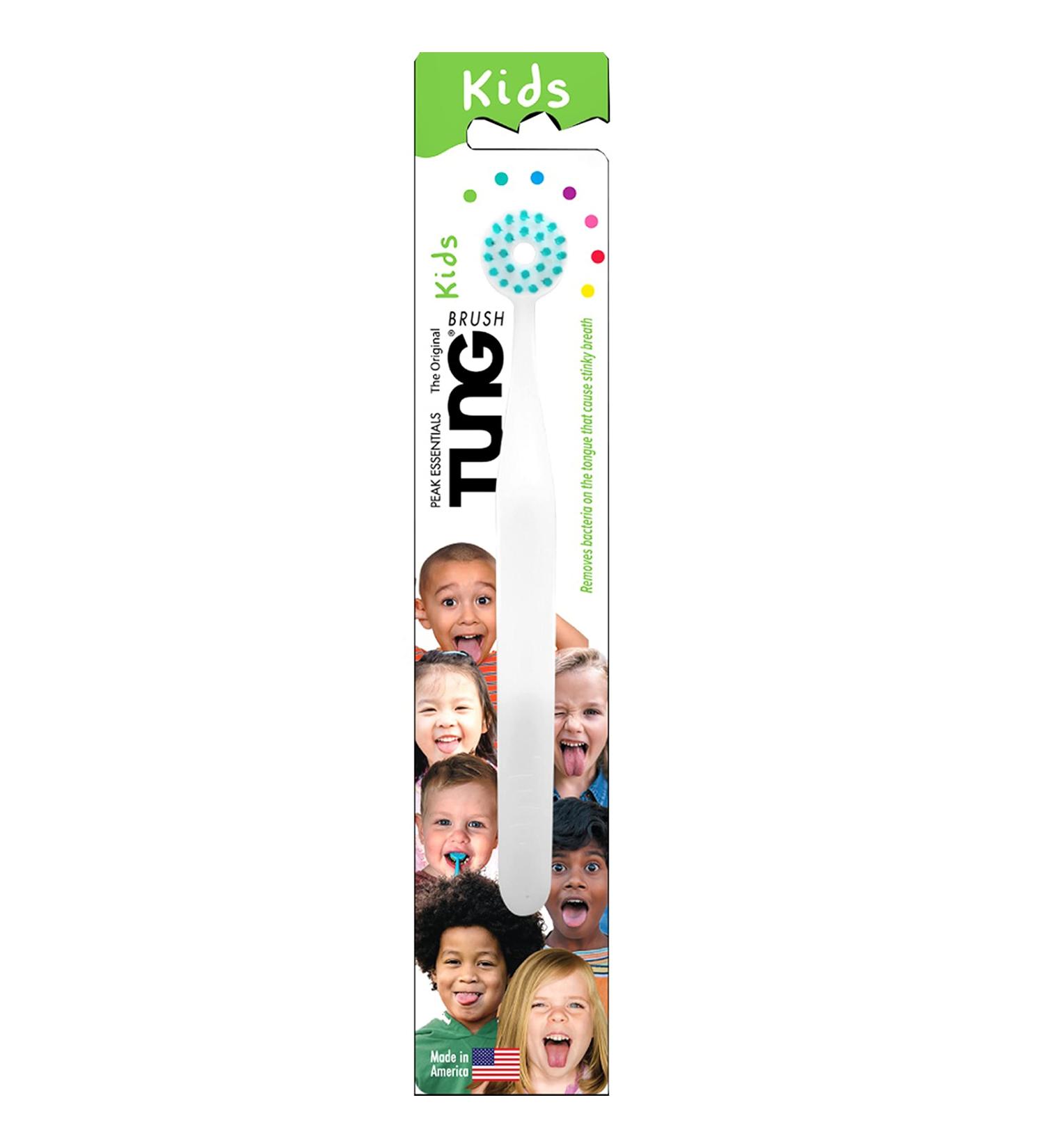 Peak Essentials Original Kids Tung Brushes - Pack of 2 | International Shipping Available - Buy Online on GoSupps.com