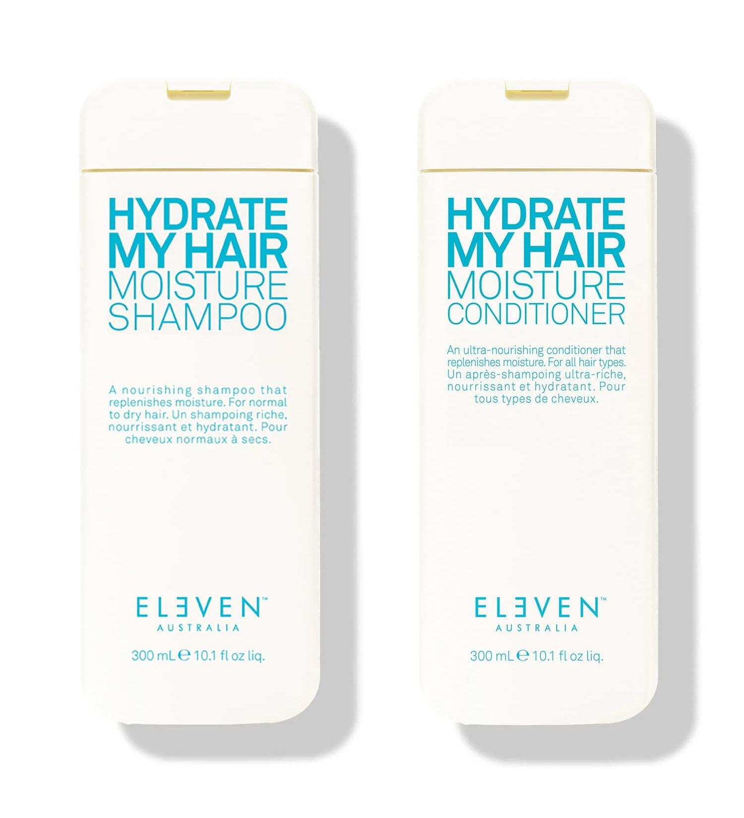 Eleven Australia Hydrate My Hair Moisture Shampoo & Conditioner Set - 10.1 Fl Oz Each - Buy Online on GoSupps.com