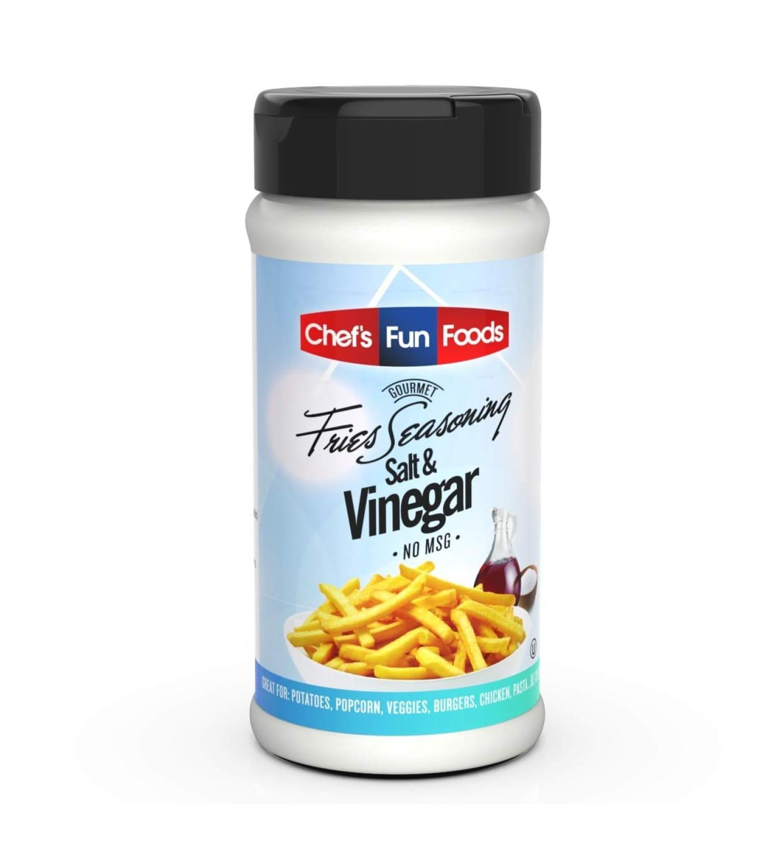 Gourmet Fries Seasonings 12oz Bottle - Salt and Vinegar Flavor - Buy Online on GoSupps.com