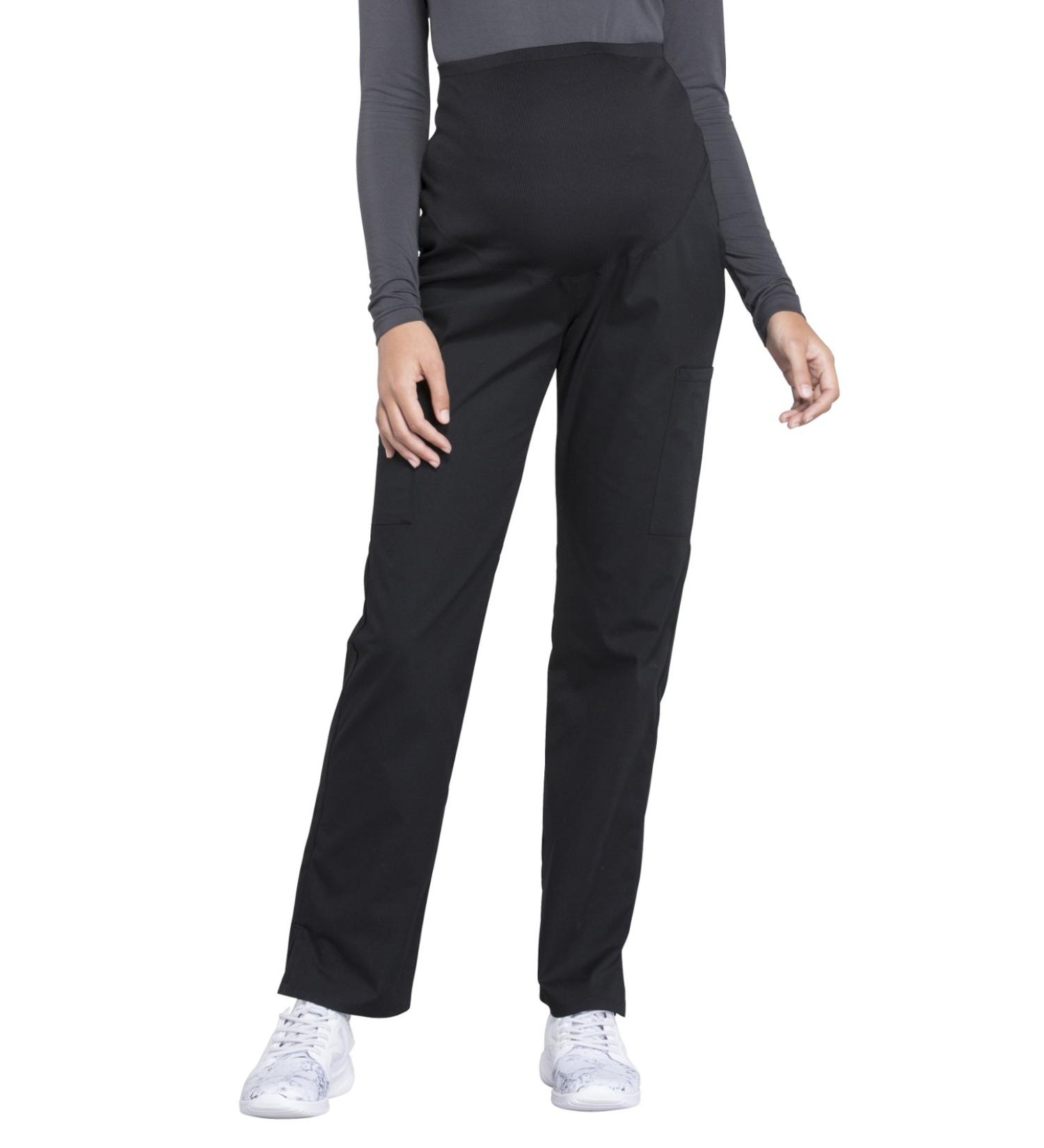 Cherokee Maternity Scrub Pants for Women - Soft Stretch Workwear for Professionals - Size Large, Black - WW220 - Buy Online on GoSupps.com