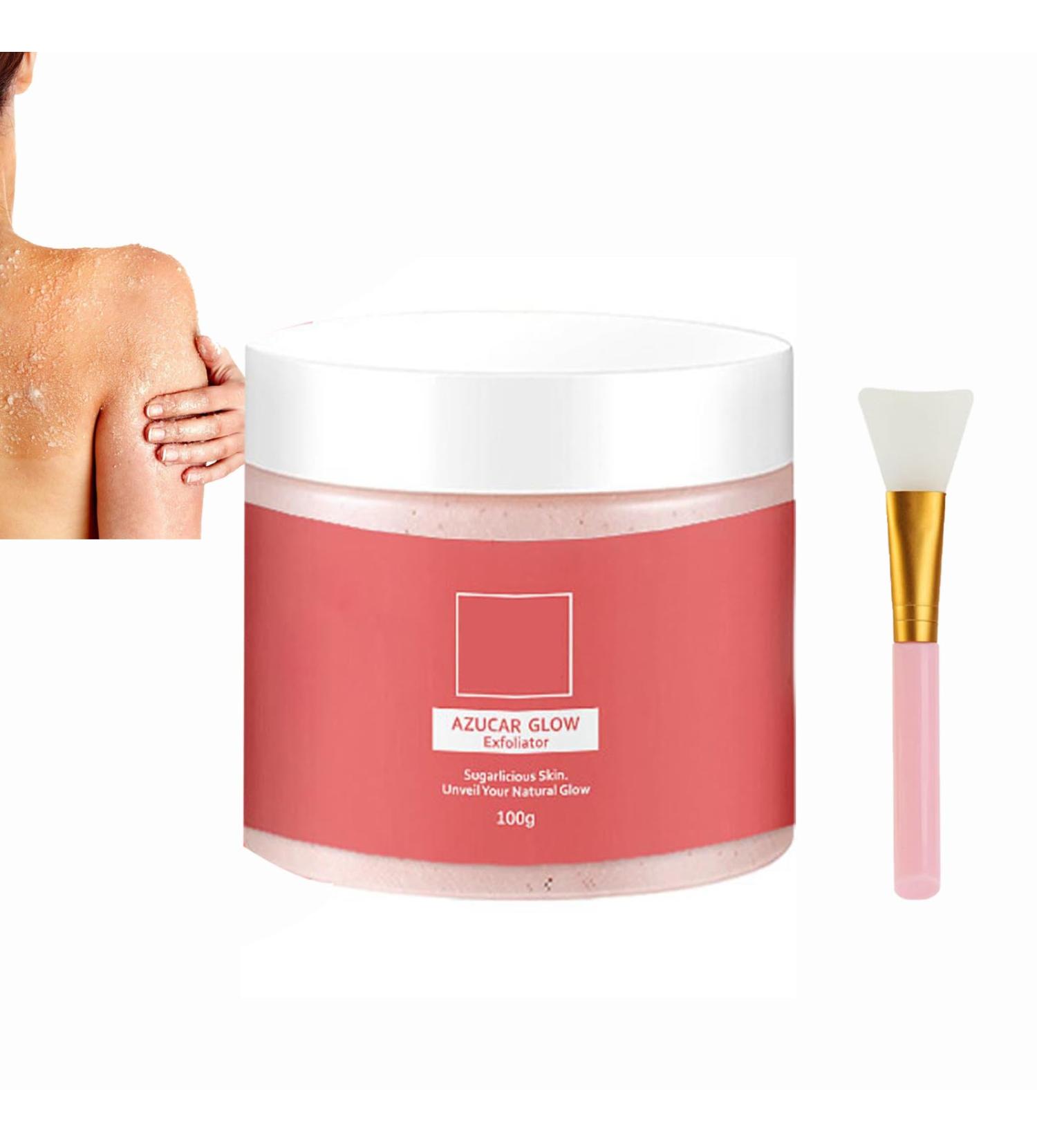 Az car Glow Exfoliator 100 g Sugar Facial Scrub Az car Glow Blanqueador Y Exfoliating Az car Glow Exfoliating Sugar Facial Scrub for Smoother Glowing Skin Az car Natural Body Scrub (1pc) - Buy Online on GoSupps.com
