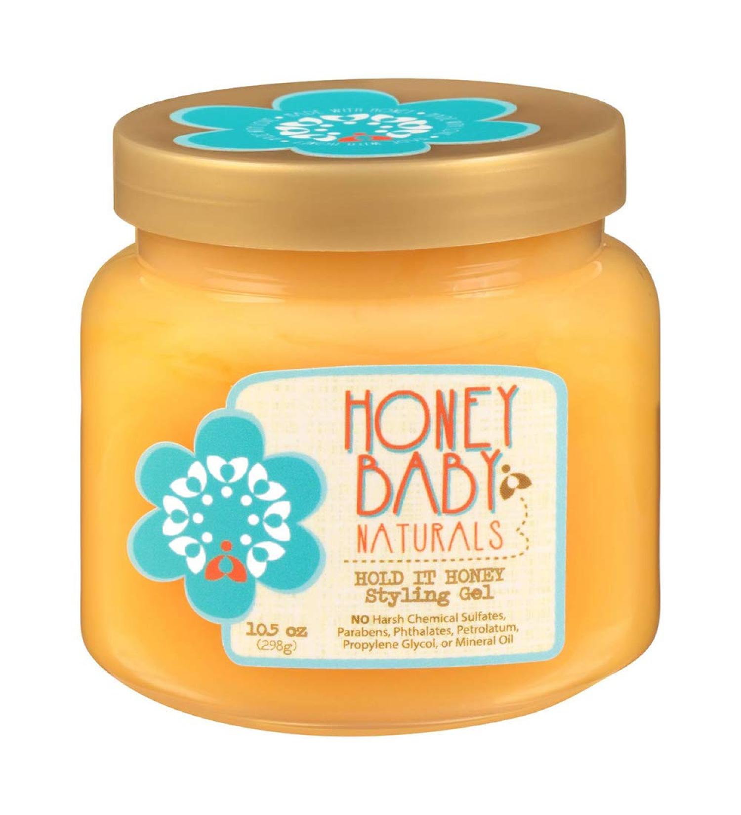 Honey Baby Naturals Hold It Honey Styling Gel  10.5 Ounce