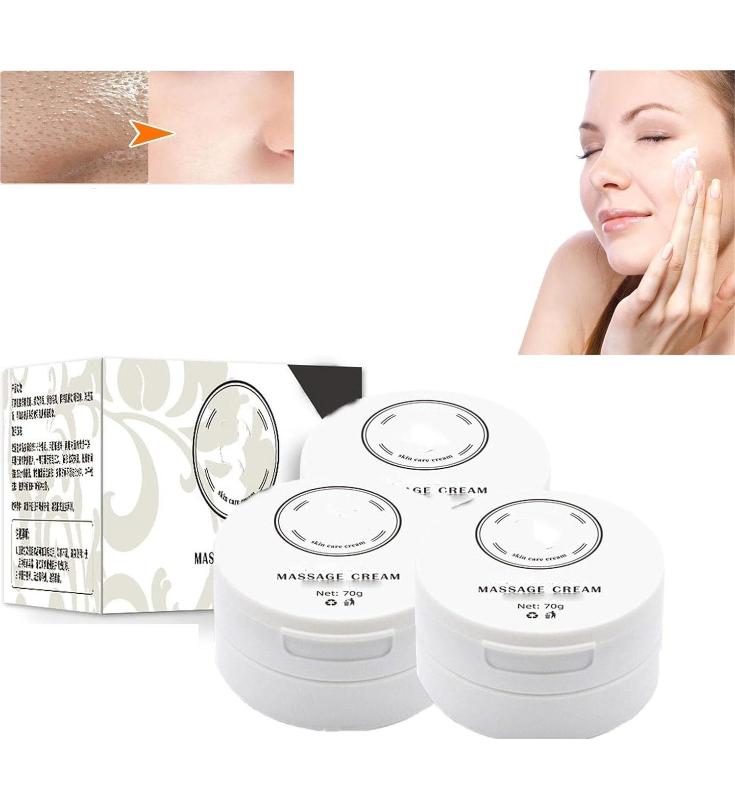 Purifying Balancing & Exfoliating Massage Cream Set | Deep Cleansing Moisturizing Face Cream (3 Pcs) - Perfect for All Skin Types - Buy Online on GoSupps.com