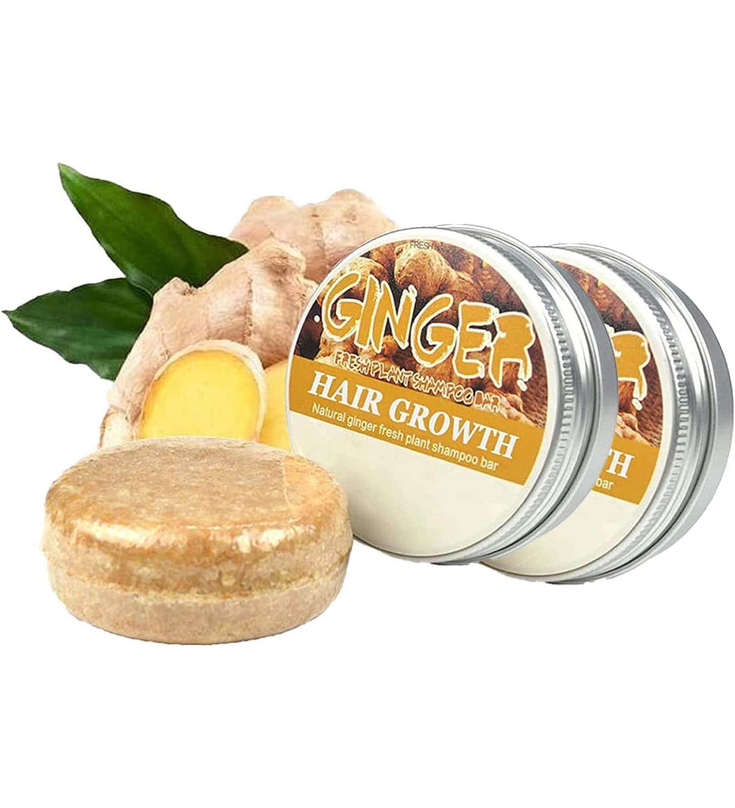 Ginger Shampoo Bar. Ginger Shampoo Soap for Men and Women (2PCS) - Buy Online on GoSupps.com