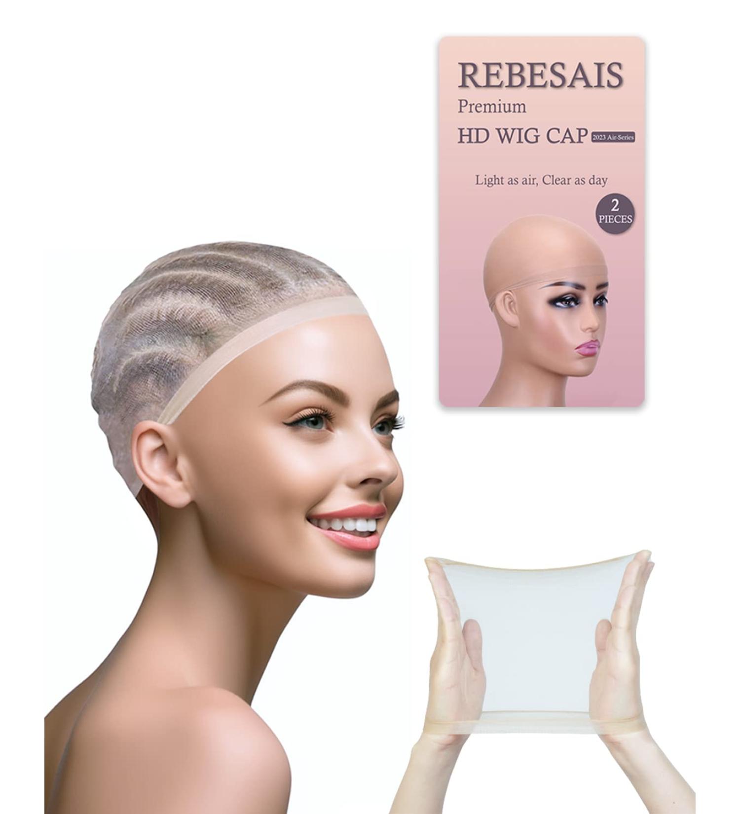 Rebesais 10-Piece HD Wig Cap for Lace Front Wigs - Premium Quality Stocking Cap for Women - Invisible Hairline Wig Accessories (5 Pack) - Buy Online on GoSupps.com