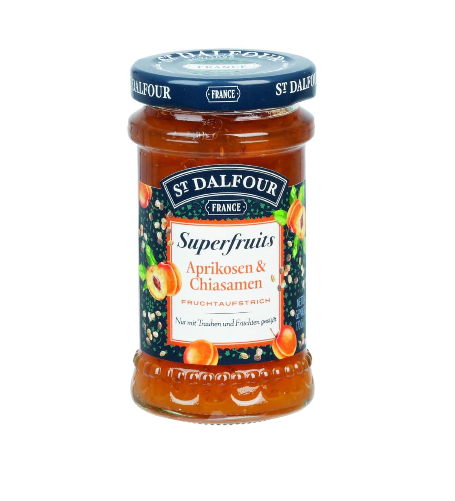 St. Dalfour Superfruits Apricot & Chia Seed Spread 170g