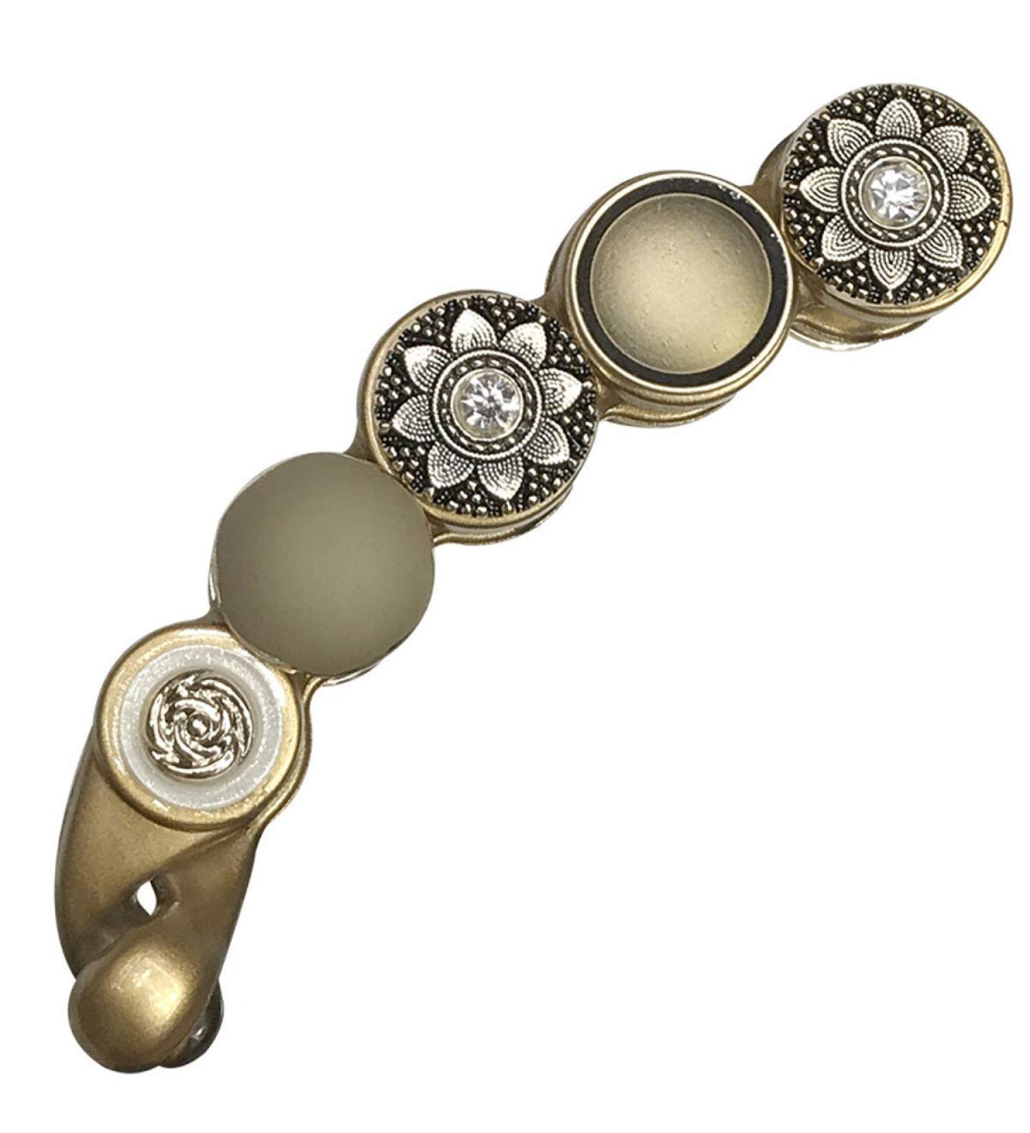 cuhair 1 x Round Sunflower Hair Clip with Large Banana Clip Hair Accessories for Women and Girls