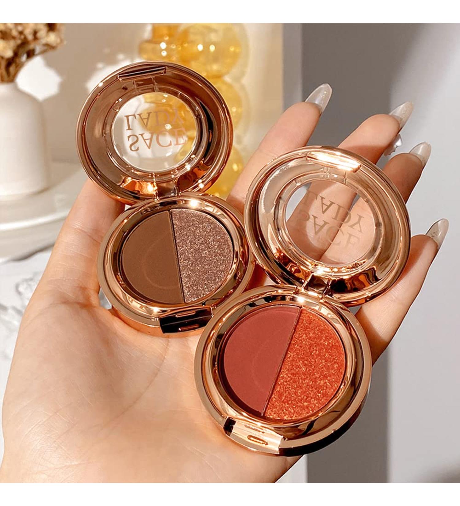 Buy SACE LADY 2Pcs Eyeshadow Palette - Matte & Glitter Long Lasting Pigmented Cruelty-Free Makeup Kit (2 * 0.14Oz) - International Shipping Available - Buy Online on GoSupps.com