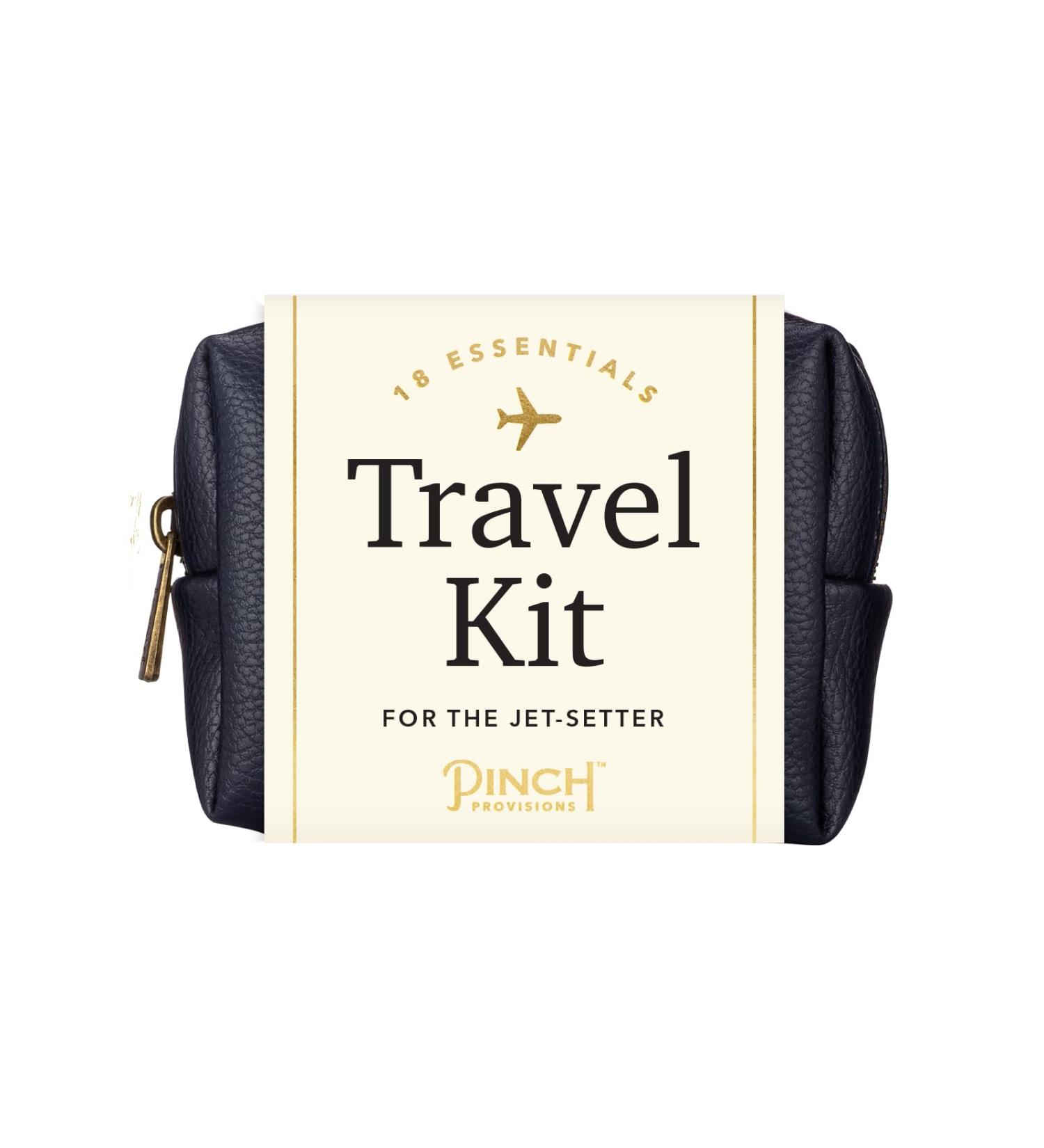 Pinch Provisions Travel Kit - 18 Essential Items for Road Trips & Travel | Perfect Gift for Friends & Family | Portable Navy Pouch - Buy Online on GoSupps.com