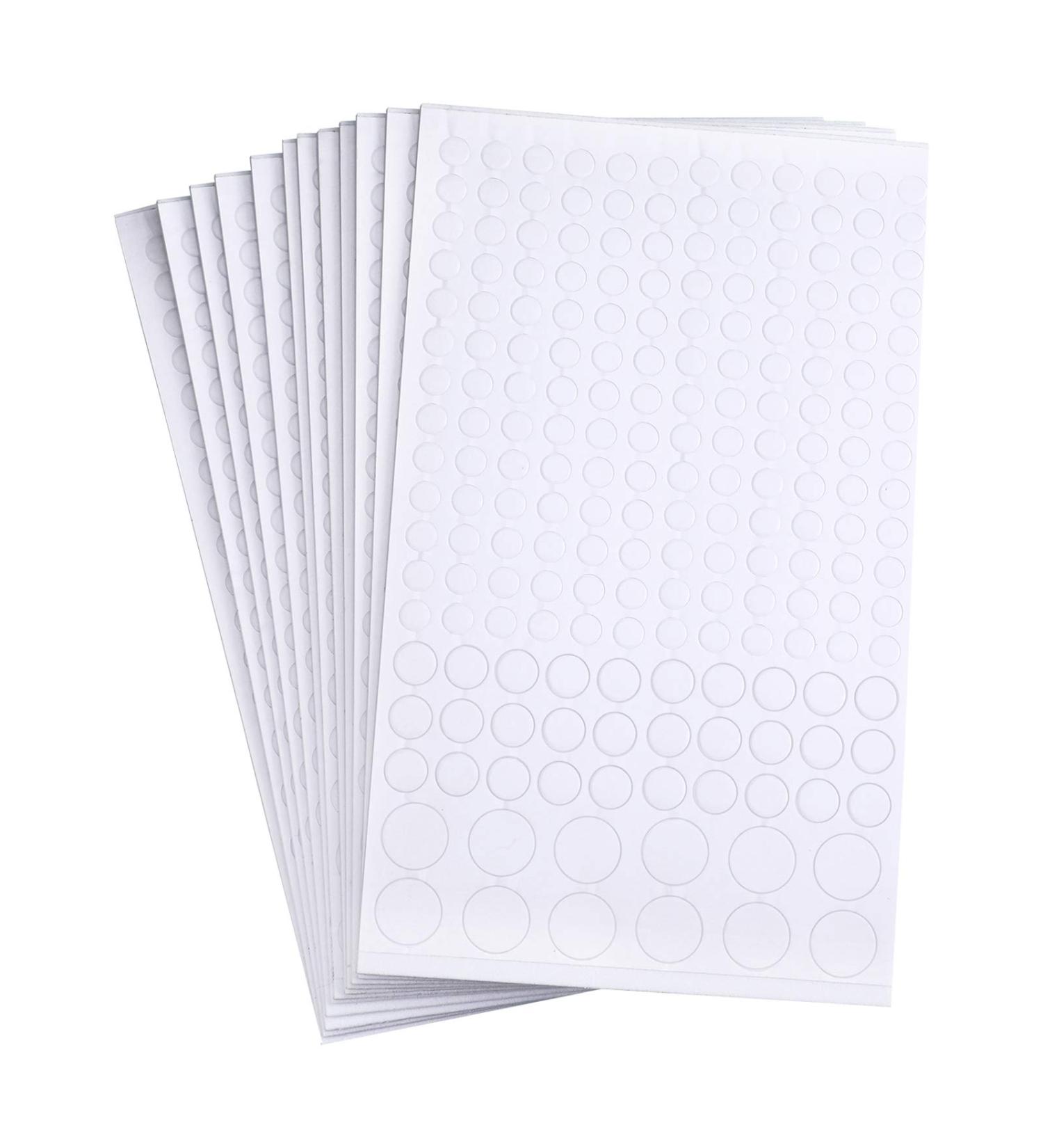 Outus 2376 Foam Dots 3 Sizes Dual-Adhesive 3D Pop Foam Mounts for Craft DIY Art Scrapbooking - 12 Sheets - Buy Online on GoSupps.com