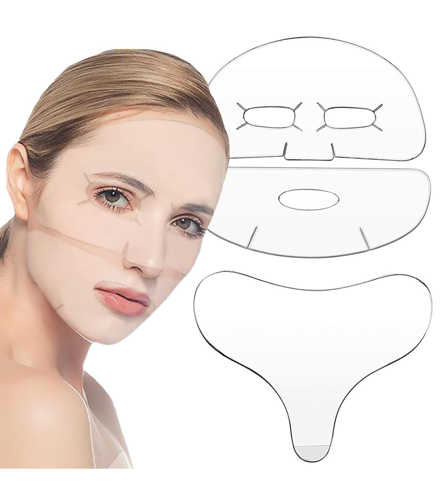 VolksRose Face & Chest Wrinkle Patches Reusable Silicone Patches for Brow Lift Wrinkle Smoothers Cleavage - Overnight Anti-wrinkle Face Tape Mask Smoothing Pads for Anti-wrinkles 3 Patches incl T-Shaped Decollete Pad - Buy Online on GoSupps.com