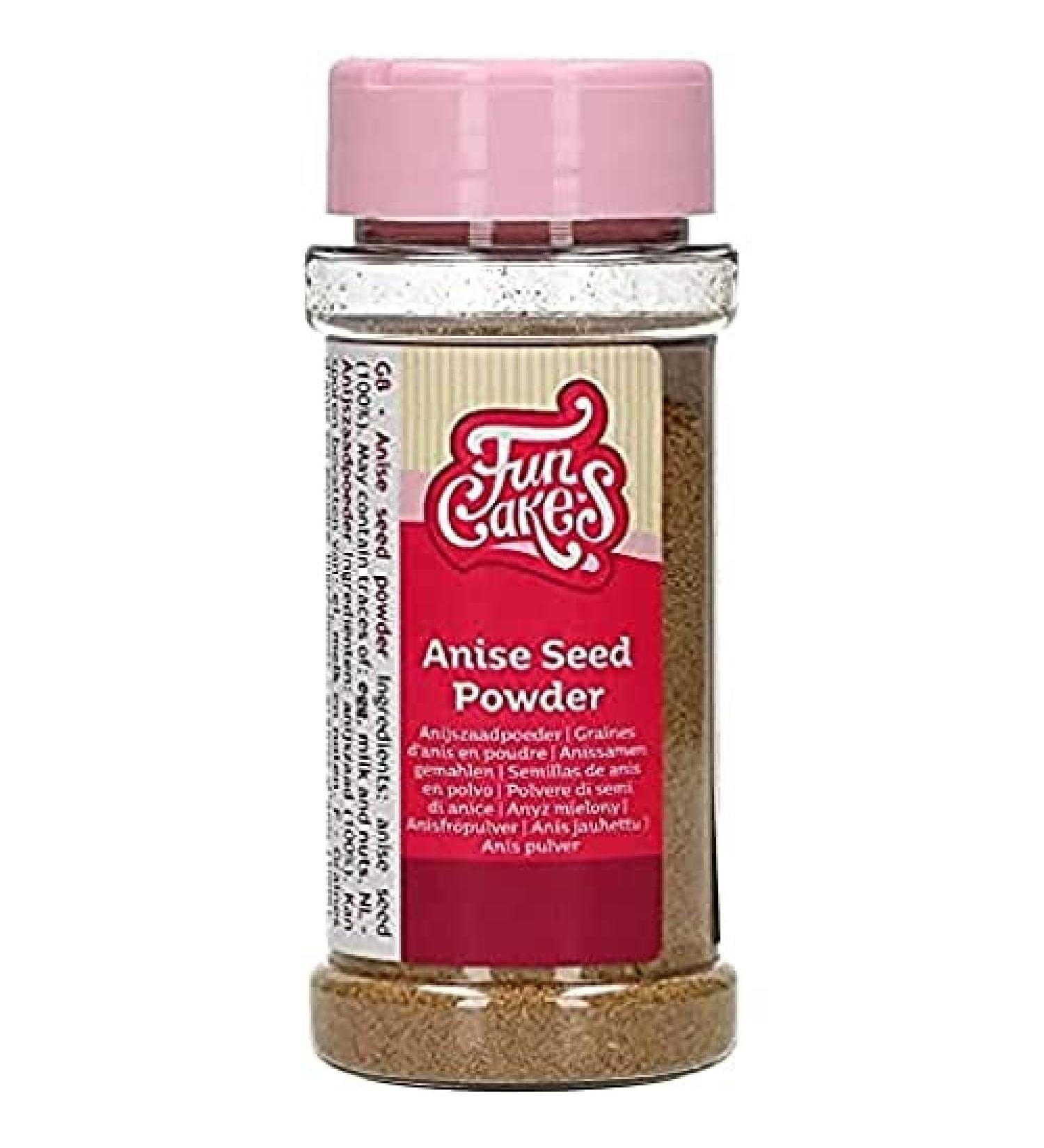 FunCakes Anise Seed Powder: Ground Anise Seed Powder Licorice Flavour For Bread Cakes and Biscuits 40 g.