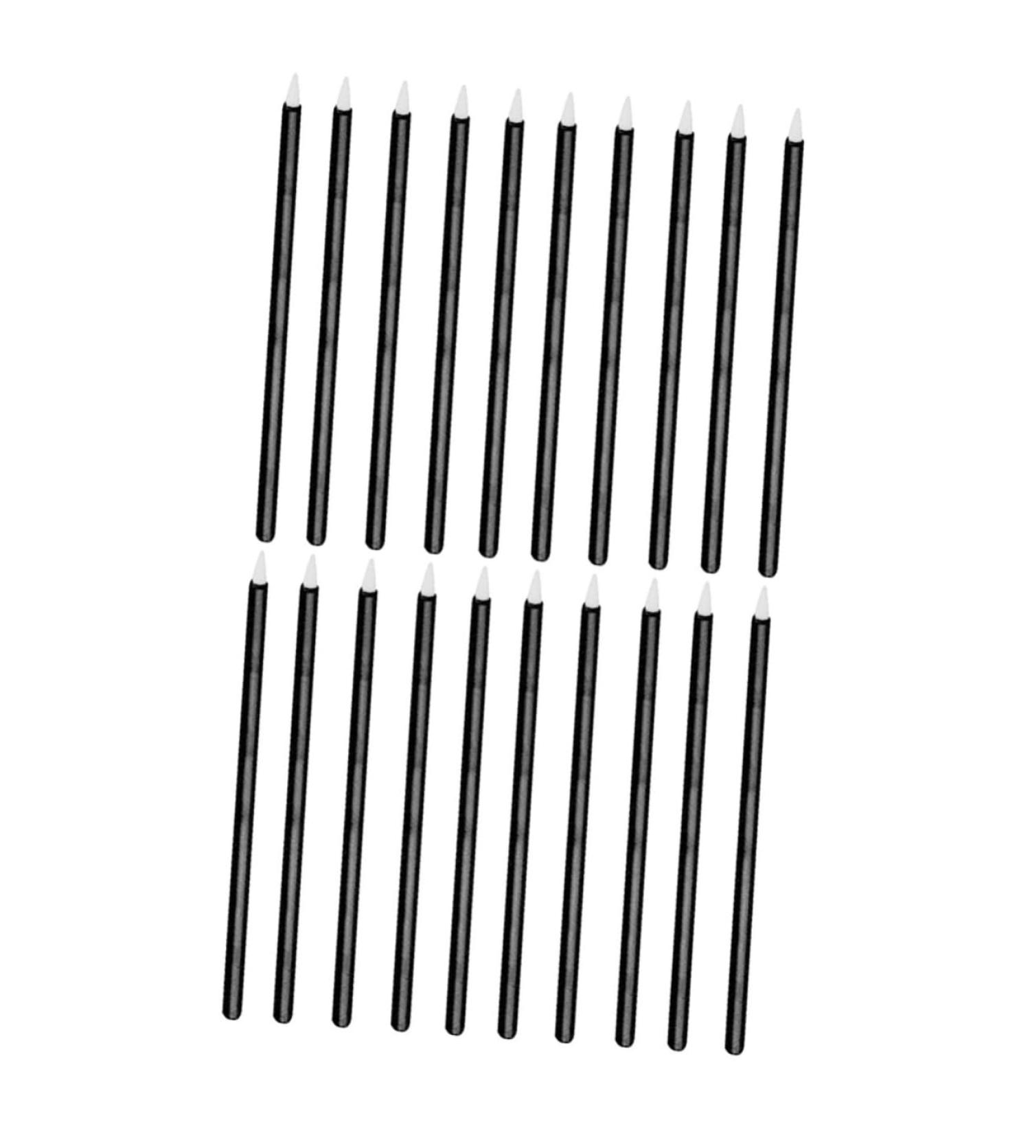 Beavorty 200 pcs Makeup Stickblack Applicator Practical Sticks Head Brush Eye Disposable Black Fiber 9x0.7cmx2pcs Blackx2pcs - Buy Online on GoSupps.com