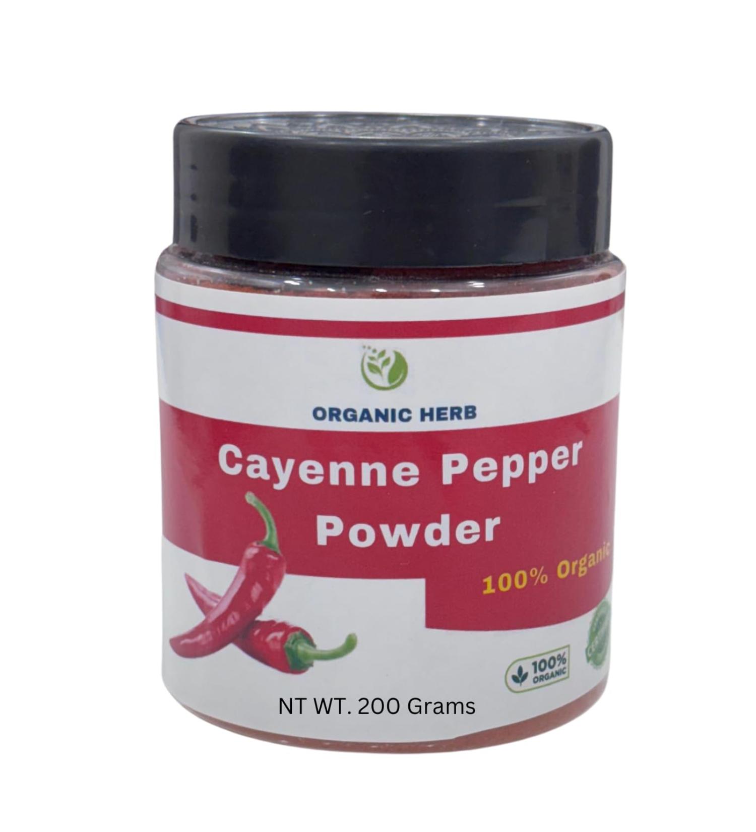 Organic Ground Cayenne Pepper 100% Pure Capsicum Powder Spicy Culinary Seasoning Hot Chili Pepper Spice for Gourmet Dishes Bulk Pack - Buy Online on GoSupps.com