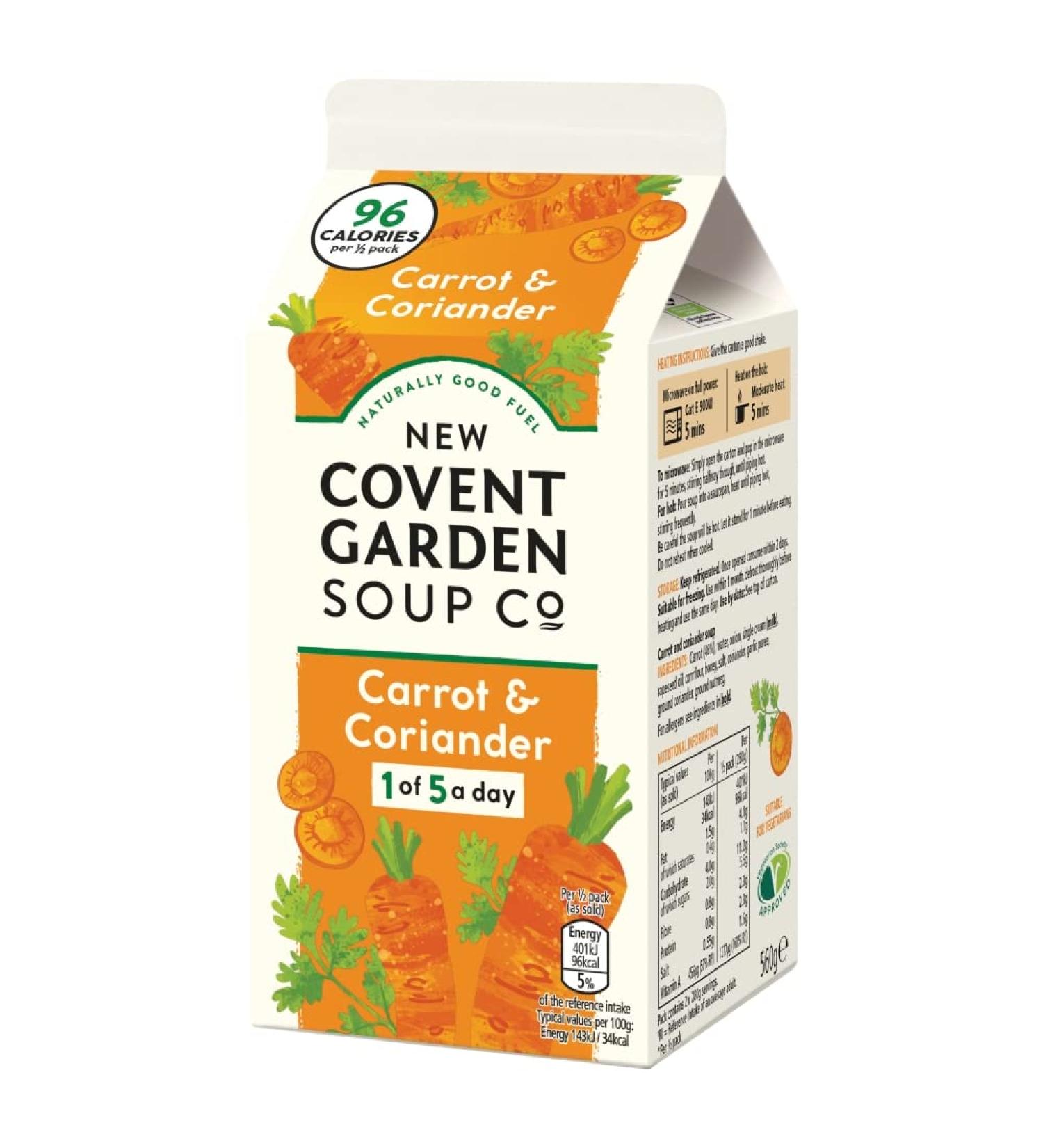 New Covent Garden Soup Co. Carrot & Coriander 560g