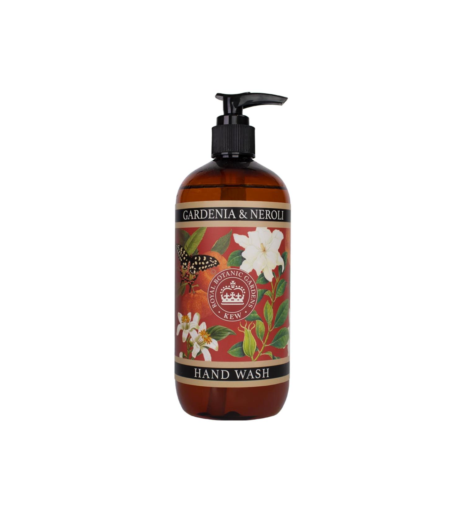 The English Soap Company Kew Gardens Hand and Body Wash Refreshing Botanical Wash with a Rich Lather Enriched with Soothing Aloe Vera and Vitamin E Gardenia and Neroli Scent 500ml - Buy Online on GoSupps.com