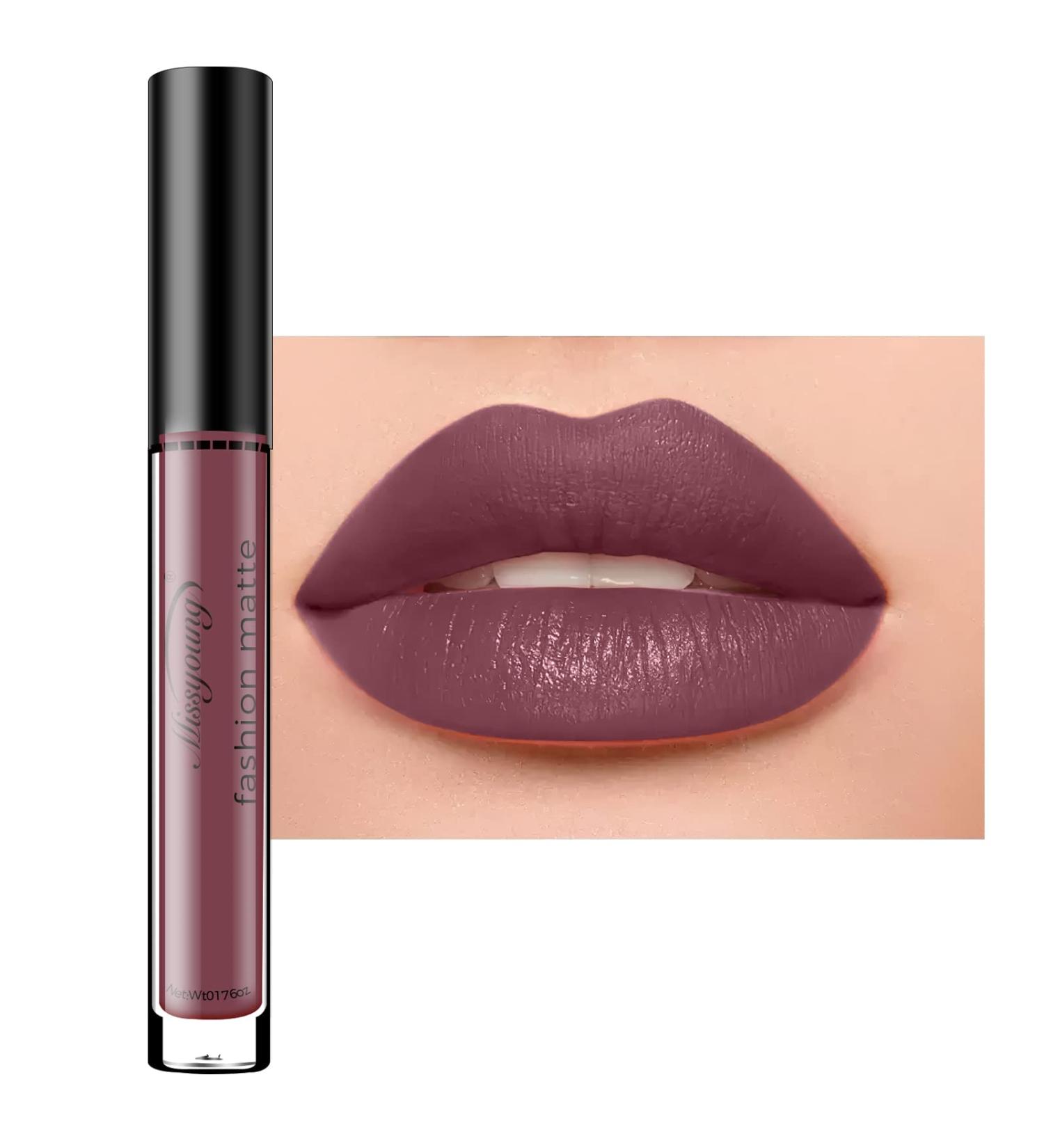 Allbestaye Long Lasting Waterproof Liquid Matte Lipstick | Non-Stick Cup Matte Lip Gloss - 13# - Buy Internationally - Buy Online on GoSupps.com