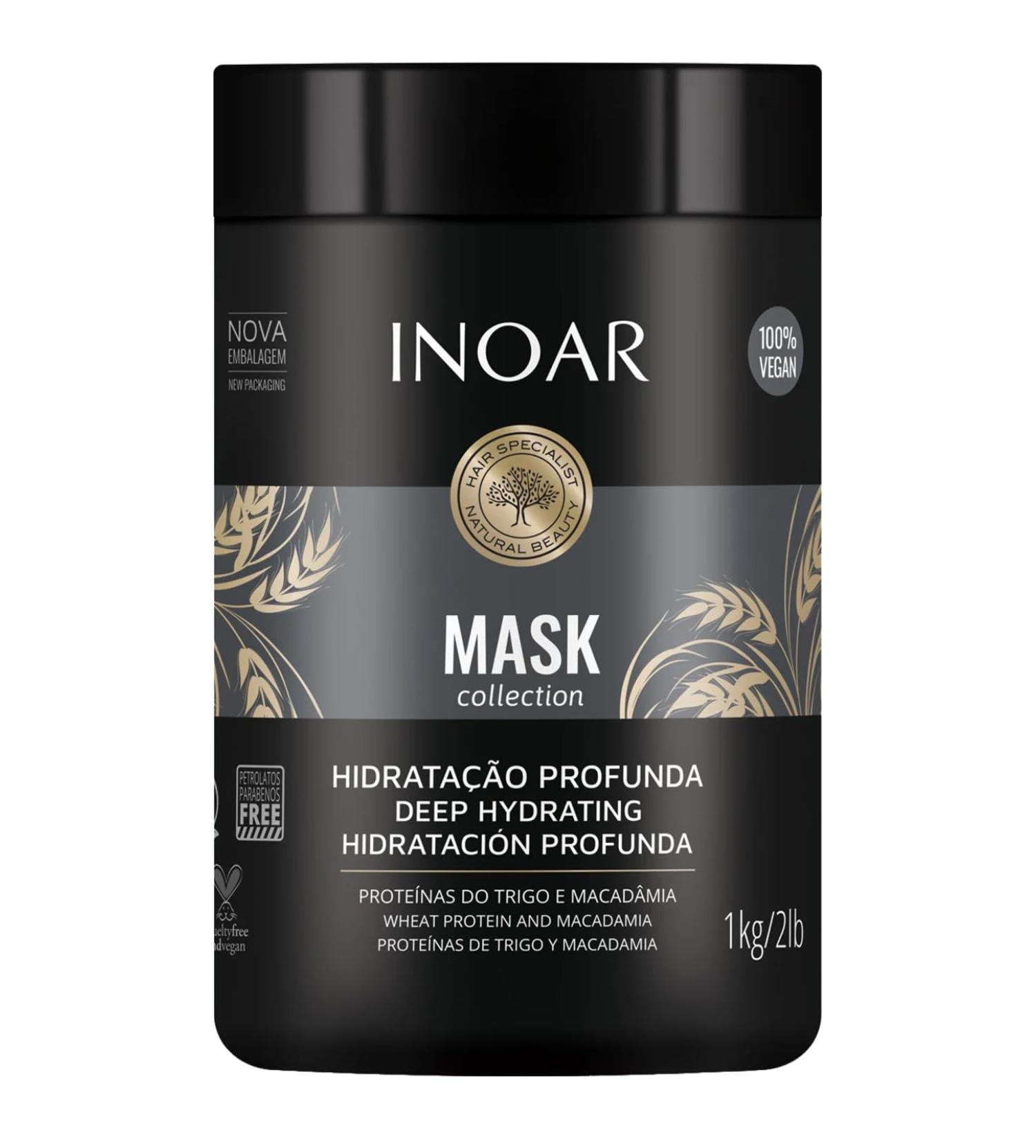 INOAR Brazilian Protein and Macadamia Hair Mask - Buy Online on GoSupps.com