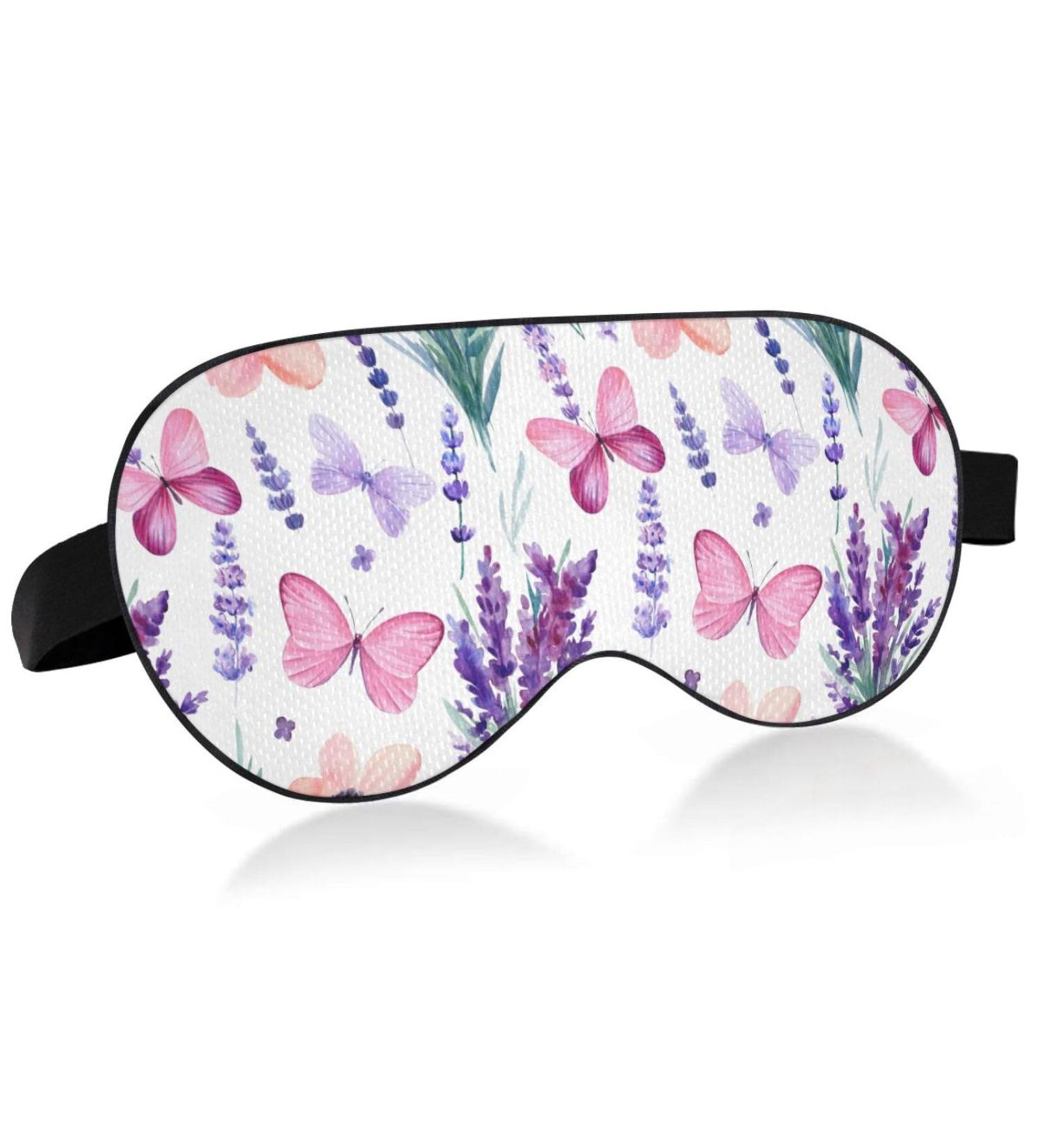 Haskirky Light Blocking Eye Mask for Adults - Adjustable & Breathable for Travel, Yoga, Meditation - Lavender scented for Deep Sleep - Buy Online on GoSupps.com