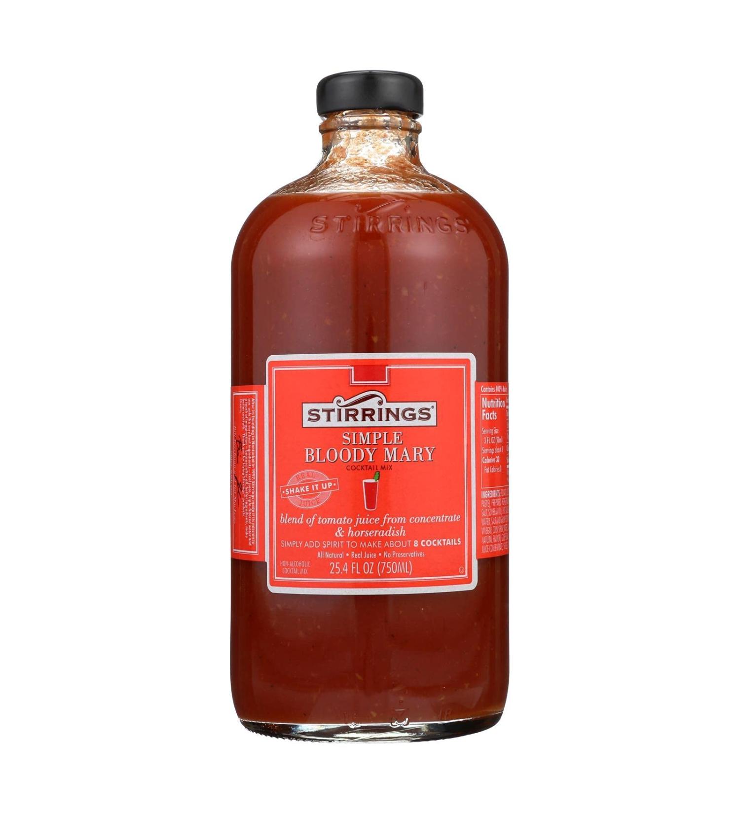 Stirrings Bloody Mary Cocktail Mixer 750ml - 6 Pack | Premium Mixer for Cocktails - Buy Online on GoSupps.com