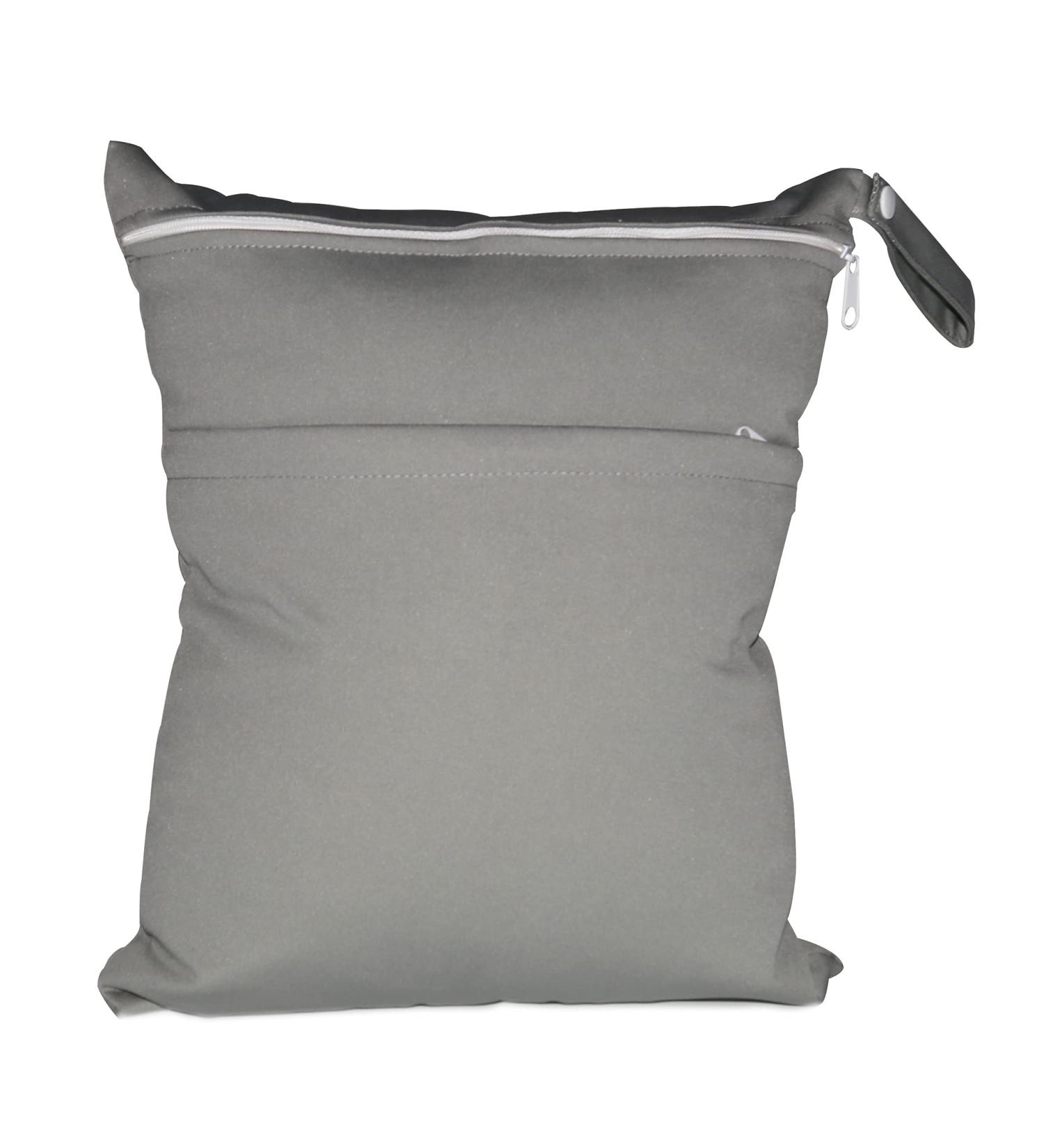 Egurs Reusable Wet Bag - Eco-Friendly Diaper Bag for Baby Diapers Dirty Clothes & Accessories in Gray - Buy Online on GoSupps.com