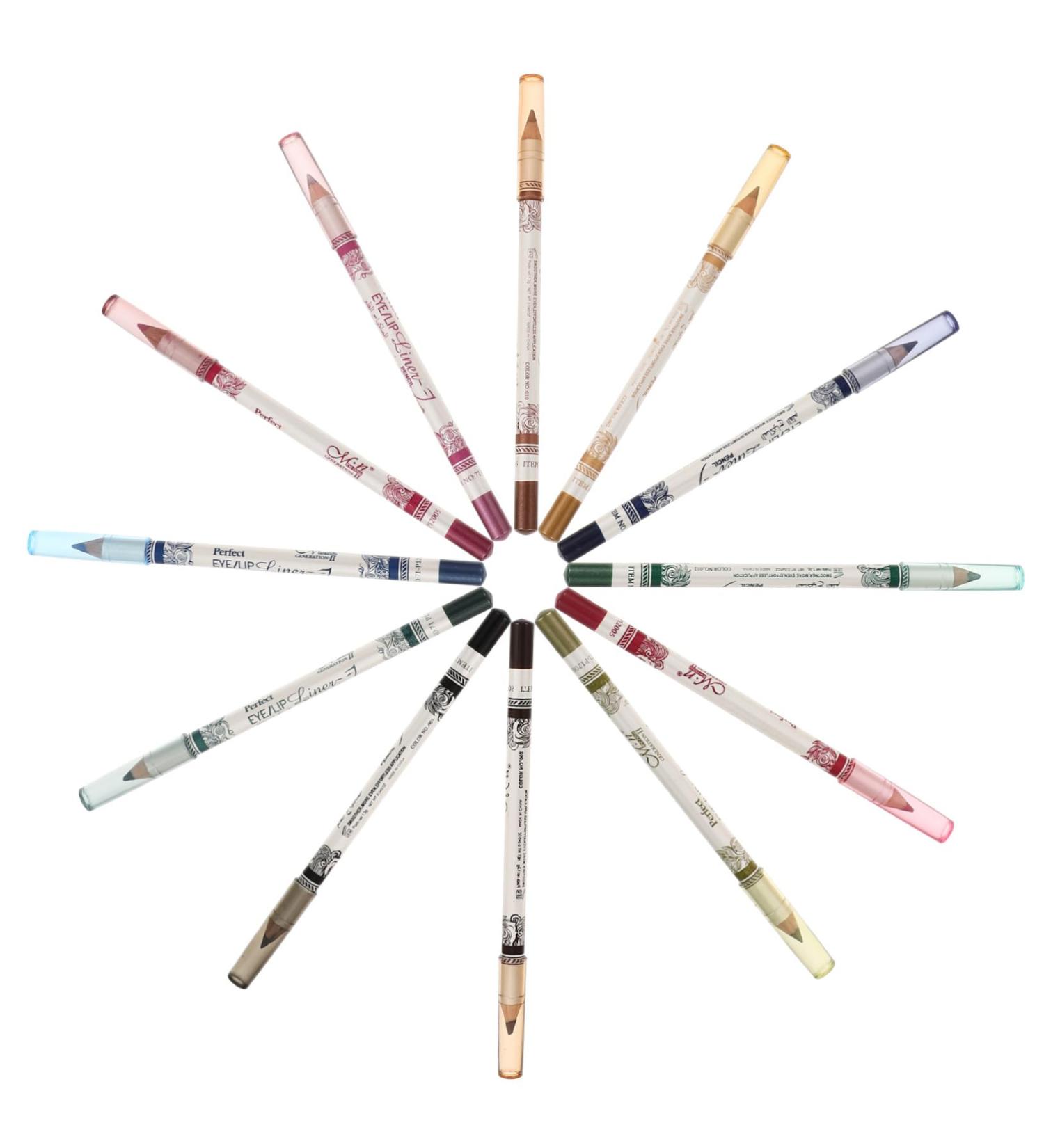 Didiseaon 12 Eyeliner Eyebrow Pencil Eyeliner Pen Eye Shadow Makeup Eyeliner Eye Liner Pencils Flash Lip Liner - Buy Online on GoSupps.com