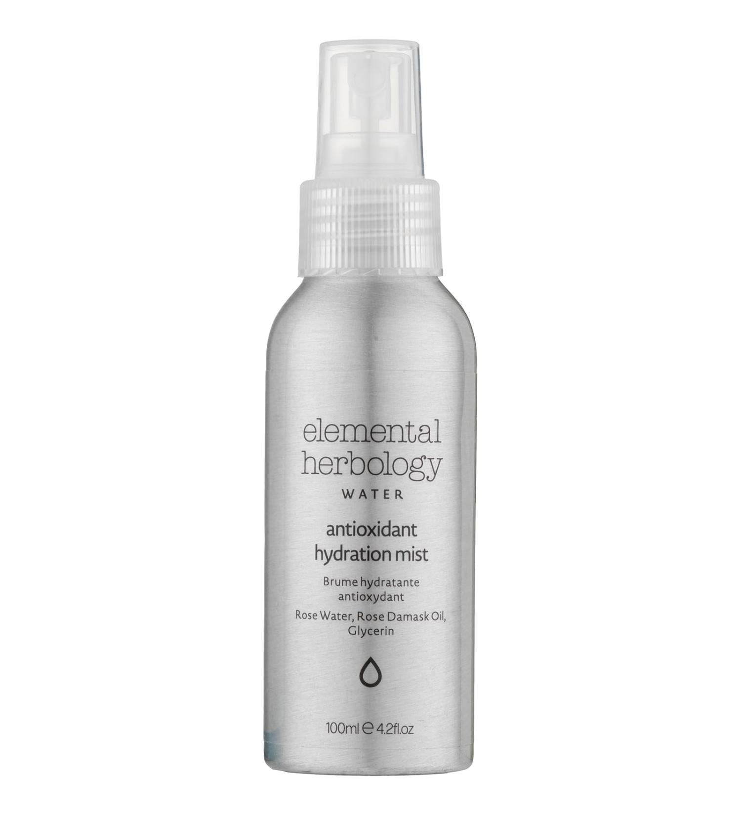 Elemental Herbology Antioxidant Hydration Mist 100ml - Refreshing Face Mist with Rose Damask Flower - Hydrating Facial Spray for Dry or Sensitive Skin - Buy Online on GoSupps.com