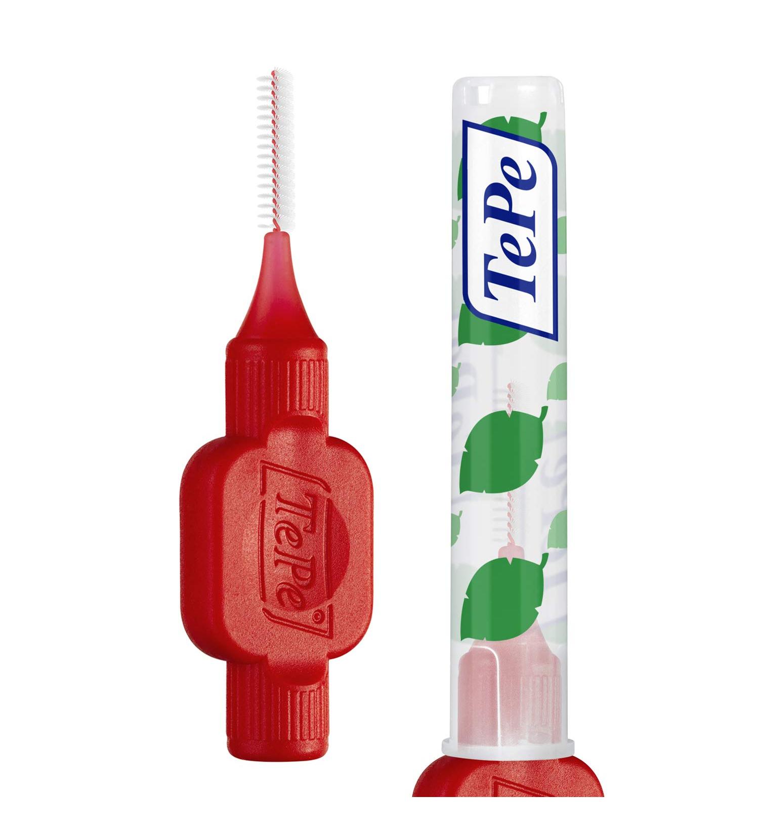 TEPE Interdental Brushes Original 0.5mm - Red 35 Count, Pack of 1 - Buy Online on GoSupps.com