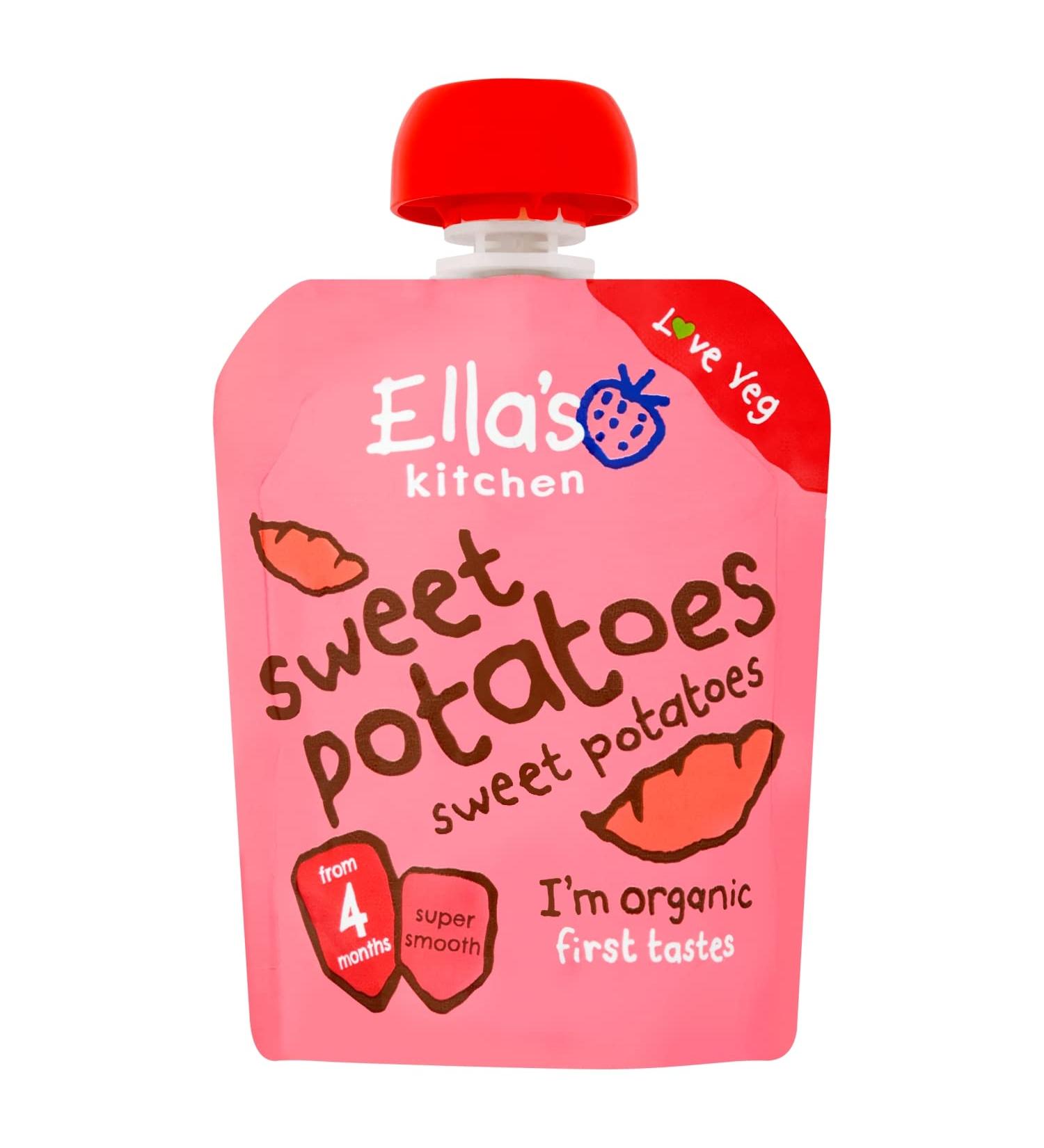 Ella's Kitchen Organic First Taste Sweet Potato 70g - Baby Food - Buy Online on GoSupps.com