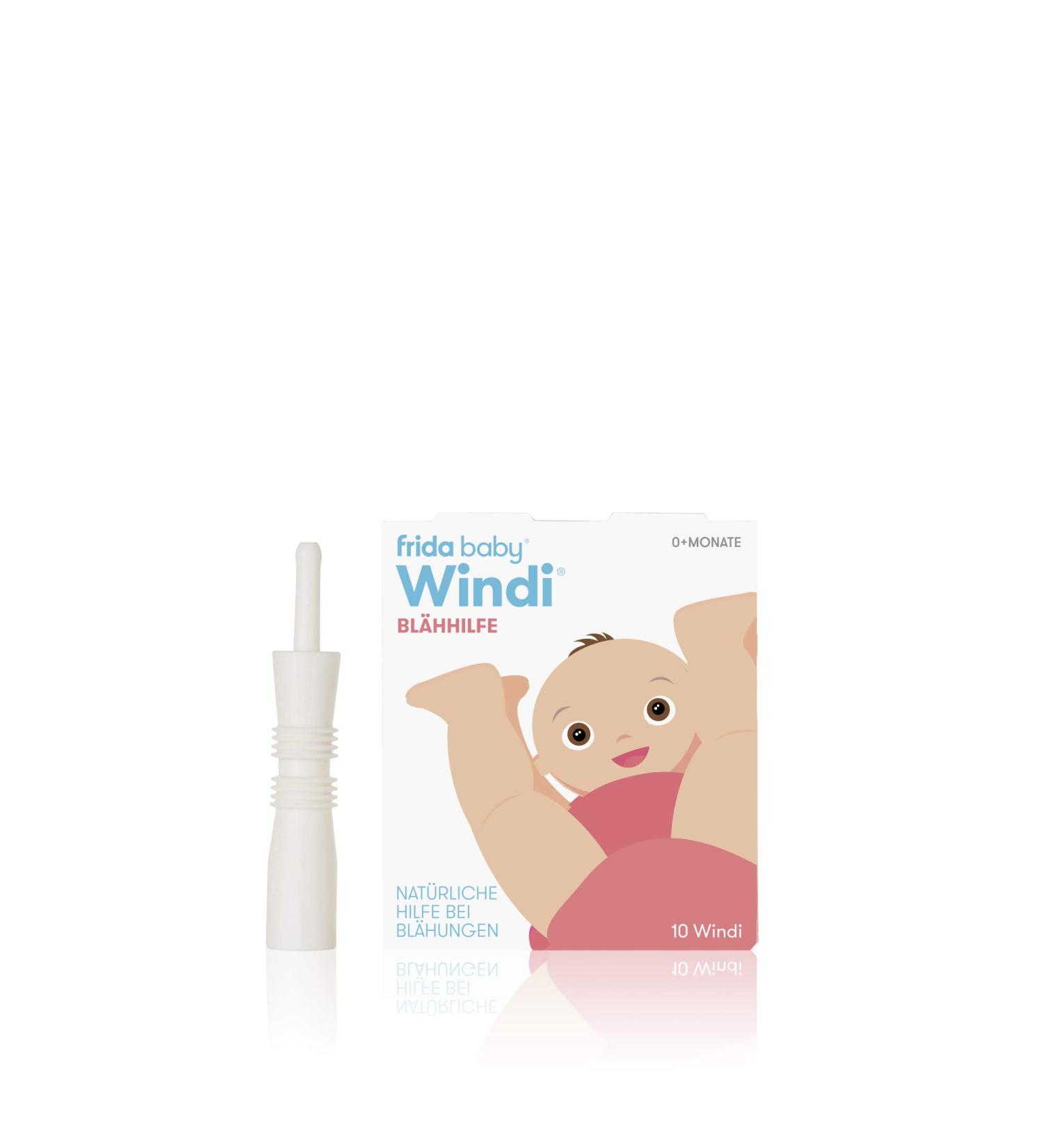 Fridababy Windi Flatulence Aid for Babies - 10 Disposable Catheters Natural Relief for Gas - 0 Months+ - Buy Online on GoSupps.com