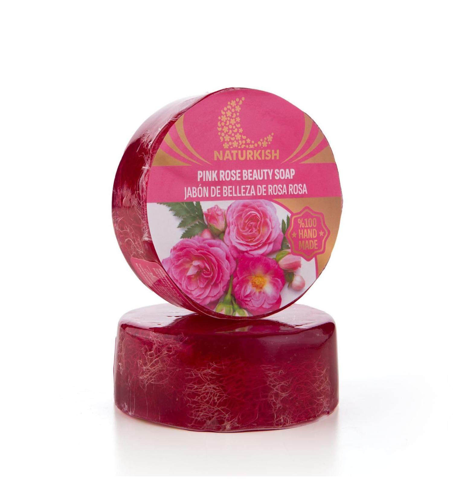 Pink Rose Beauty Soap 100% Handmade Natural and Organic