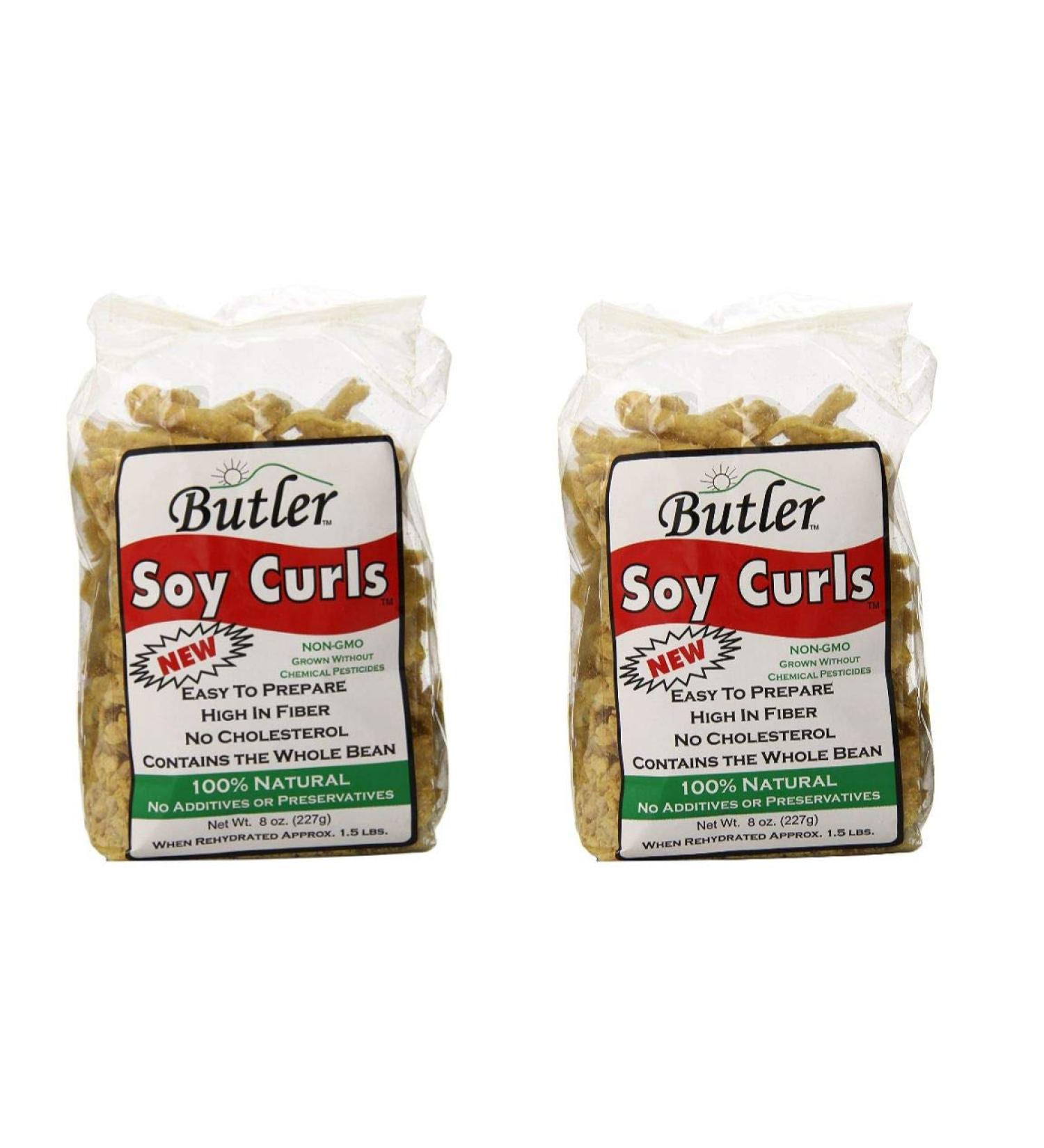 Butler Foods, Soy Curls, 8 Ounce (pack of 2)