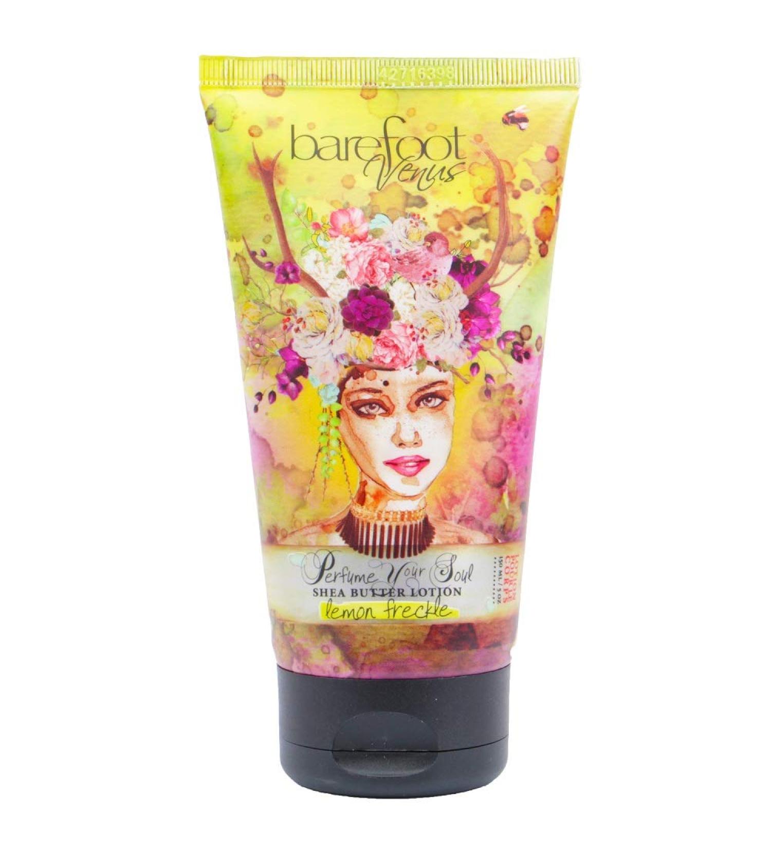 Organic Lemon Freckle Shea Butter Body Lotion 150 ML Nourishing Hydration for Glowing Skin | International Shipping Available - Buy Online on GoSupps.com